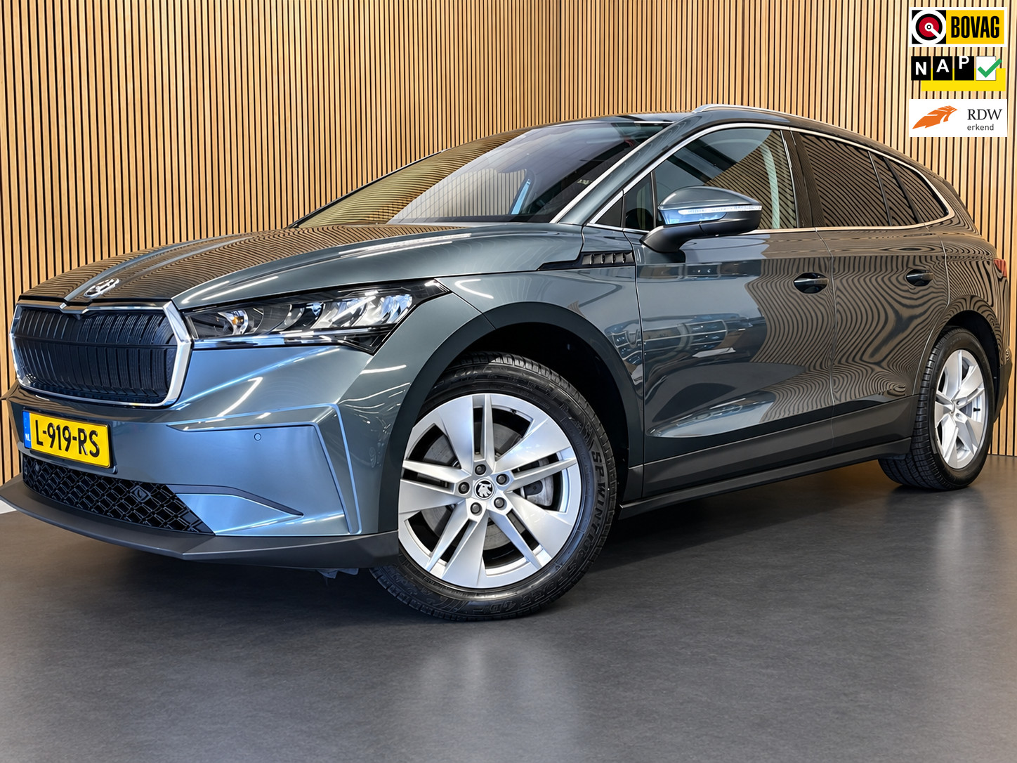 Škoda Enyaq iV 80|87% SOH|GROTE ACCU|ELEK.TREKHAAK||STUUR+STOELVERW.V+A|CARPLAY/ANDROID|CAMERA|NAVI|NAP|NL-AUTO|MARGE|