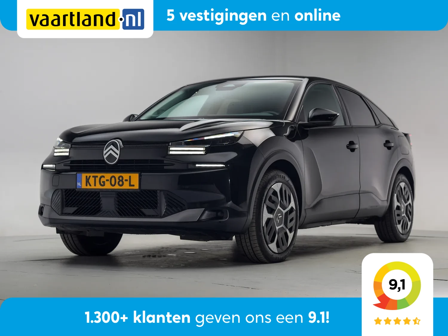 Citroën ë-C4 You 50kWh 3-fase [ LED Navi Apple / Android Camera Climate ]