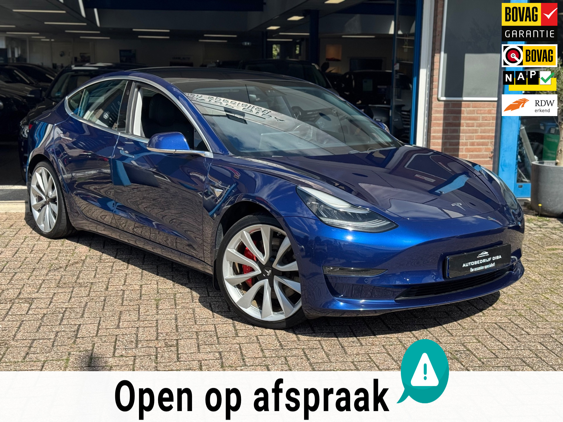 Tesla Model 3 Performance AWD 75 kWh 2019 AUT NAVI BTW NAP!
