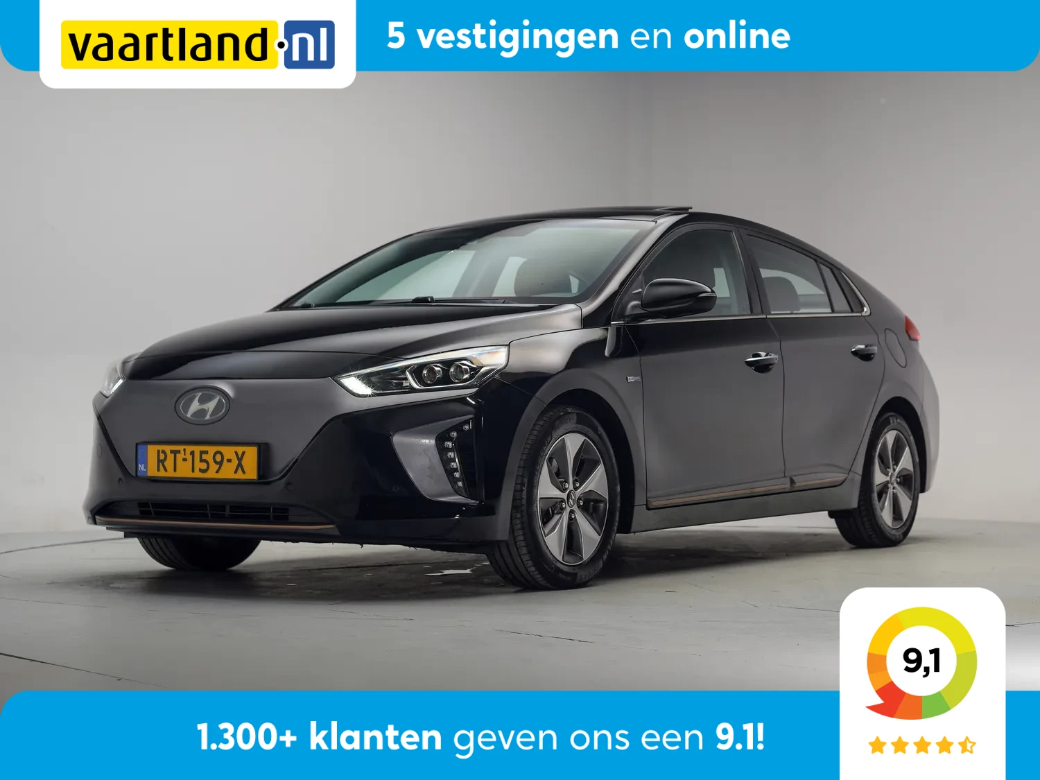 Hyundai IONIQ Premium EV [ Schuifdak Leder Infinity-Sound ]