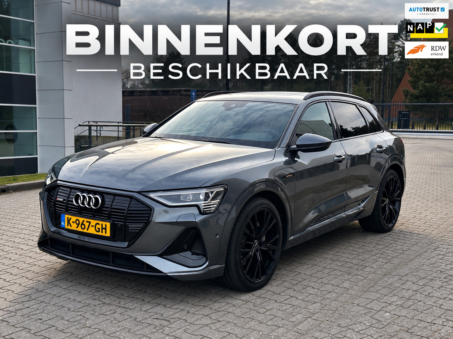 Audi e-tron 55 quattro S edition 95 kWh | Pano | Luchtvering | 89% SOH