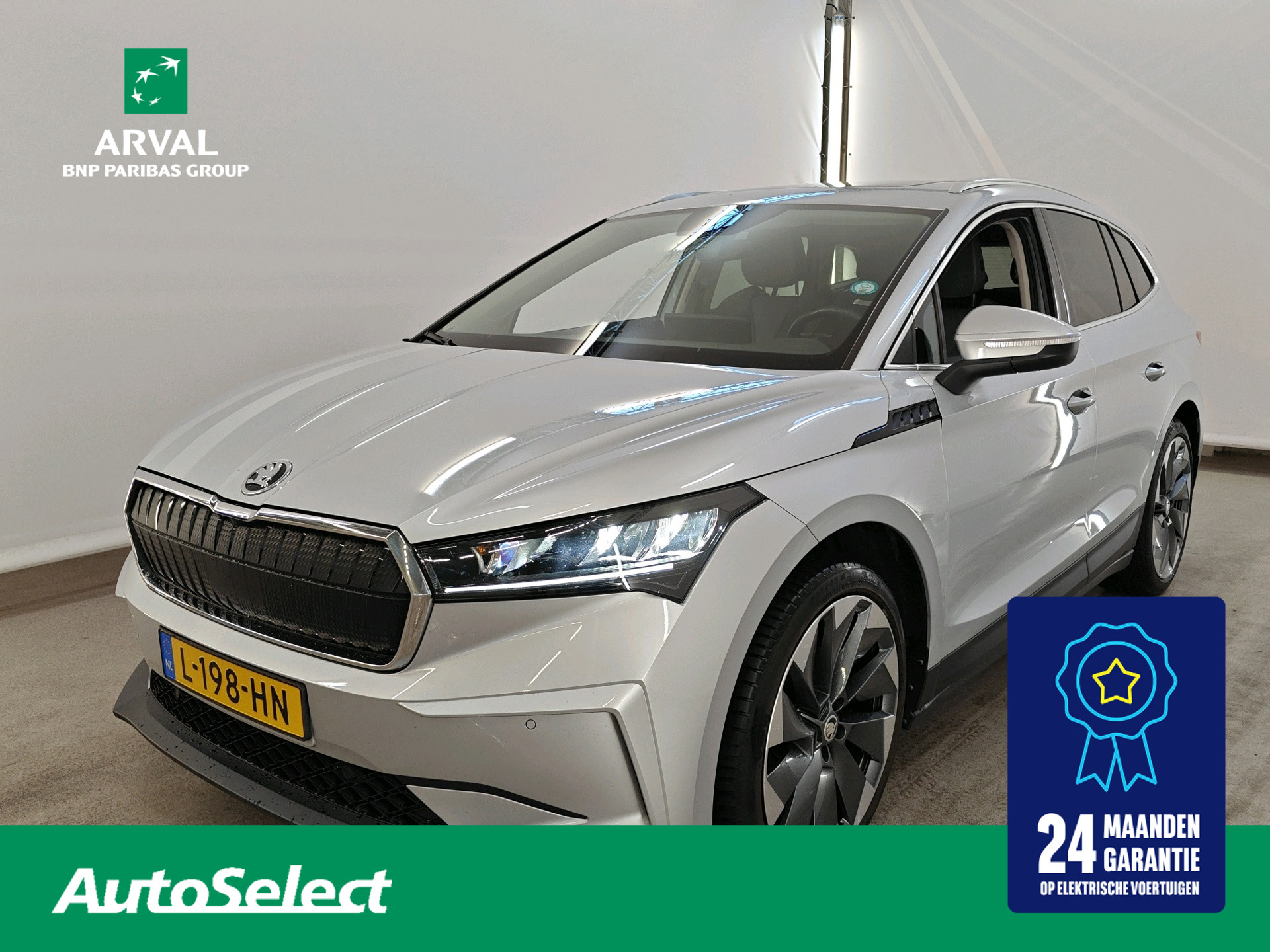 Škoda Enyaq iV 60 180pk | SOH 93% | Panoramadak | Warmtepomp| Assistentie | Climate | Comfort Plus | Parkeer| Stuurverwarming |21"