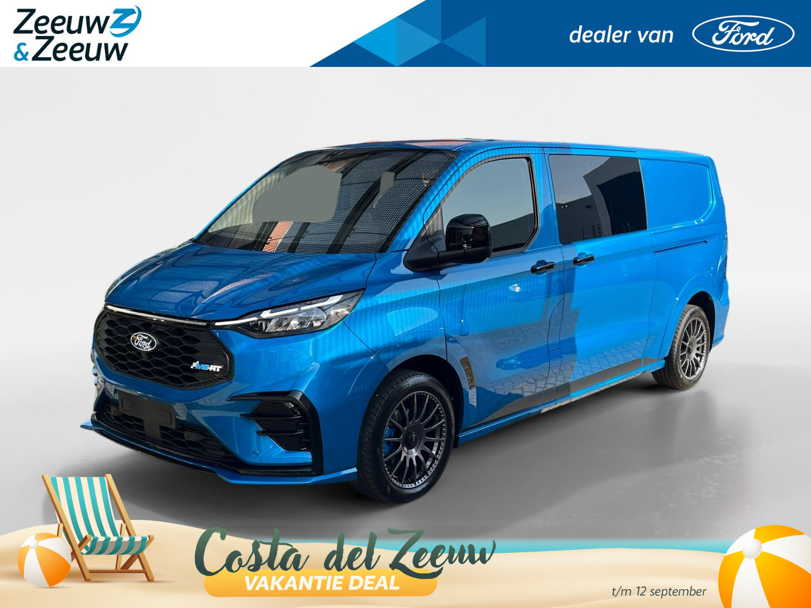 Ford E-Transit Custom 340 L2H1 Dubbele Cabine MS-RT 71 kWh