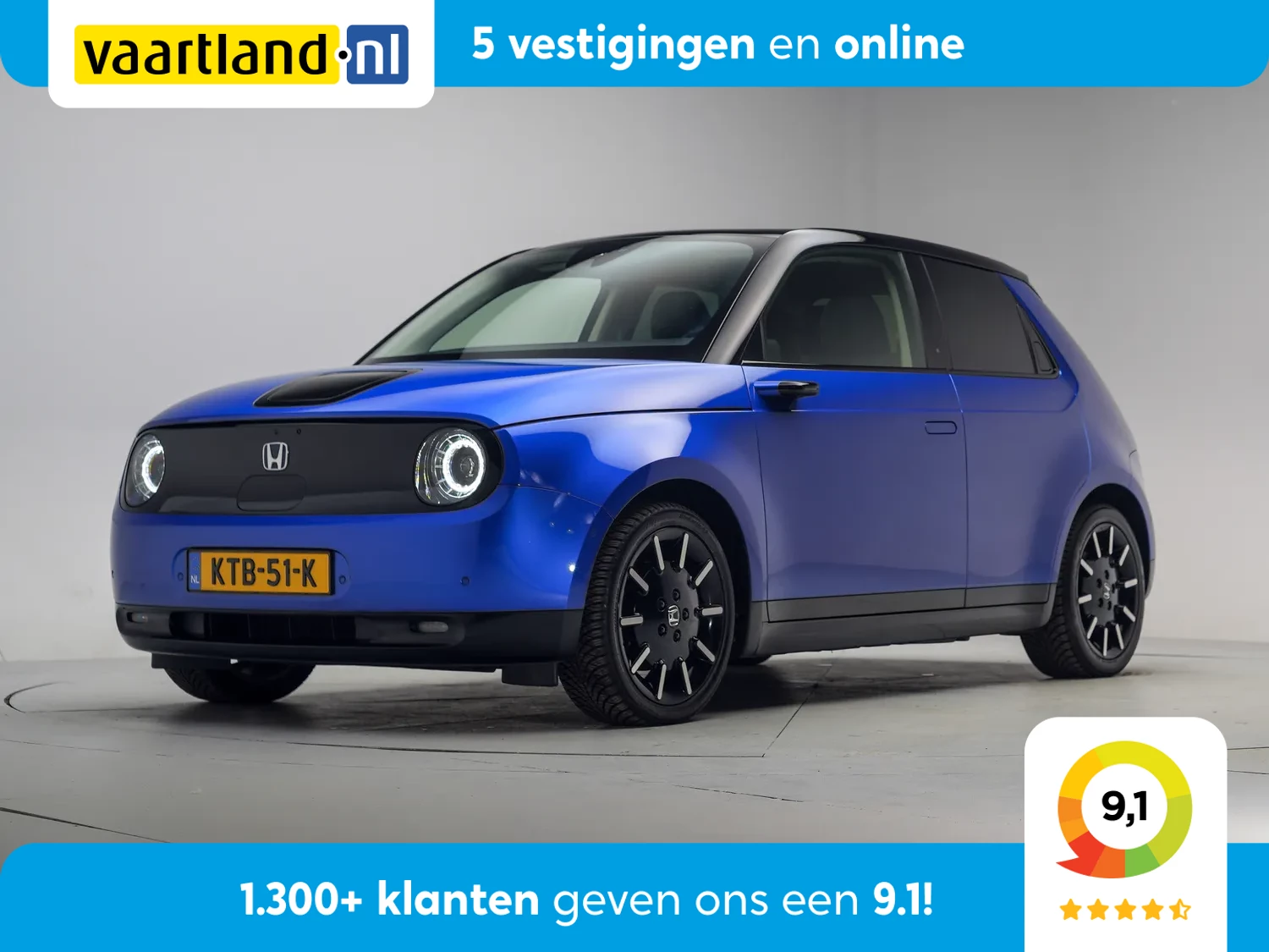 Honda e Advance 17'' [ Panoramadak Lane Assist Stoel en Stuurverwarming ]