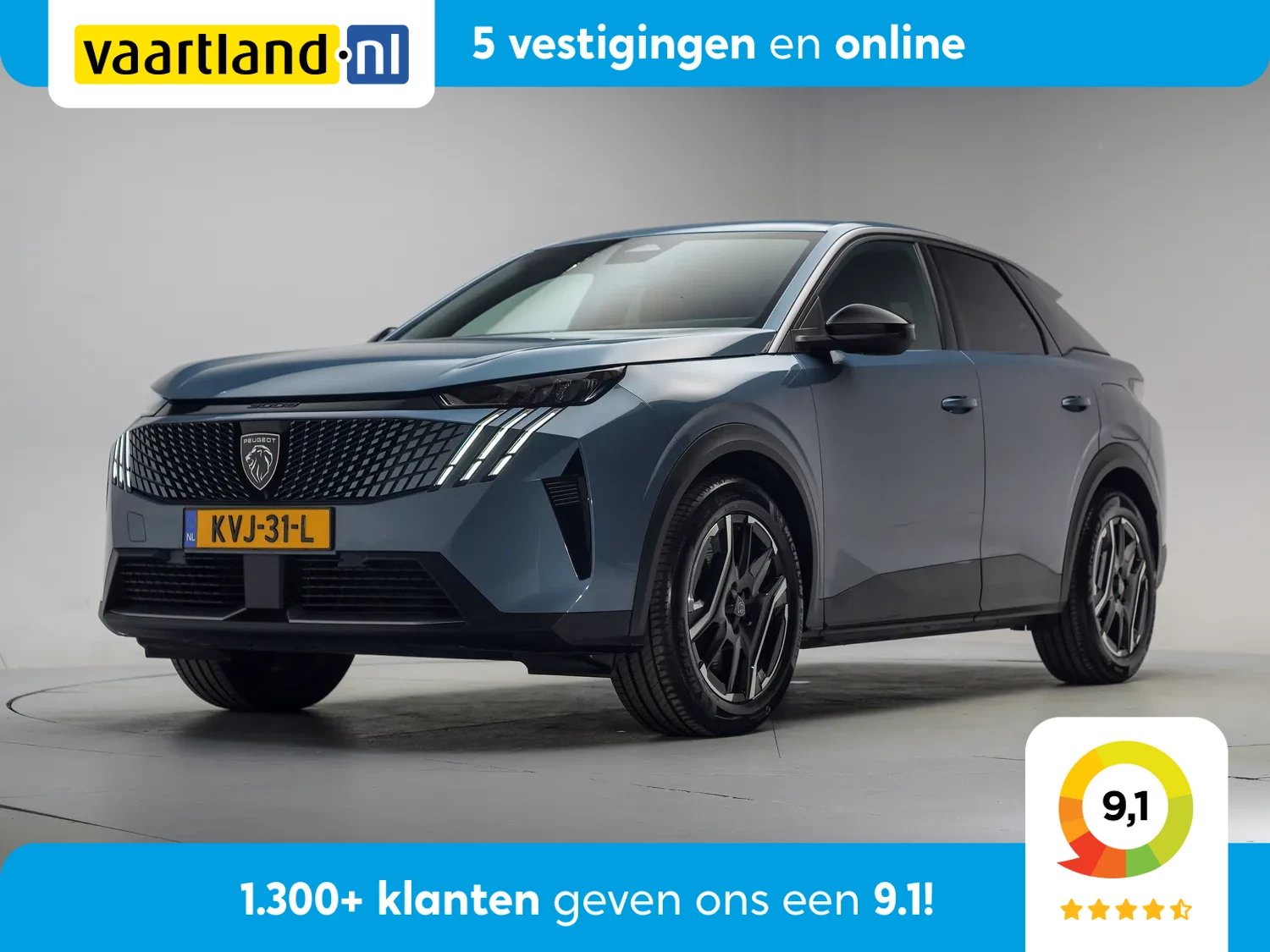 Peugeot e-3008 Allure 73 kWh 3-Fase [ SOH 96.7% ] [ Navi Keyless Full Led Carplay ]