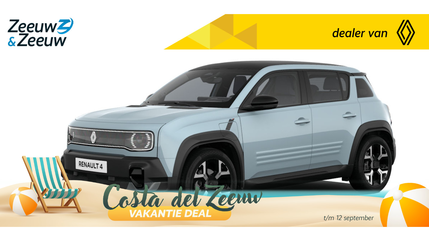 Renault 4 comfort range techno canvas dak 52 kWh