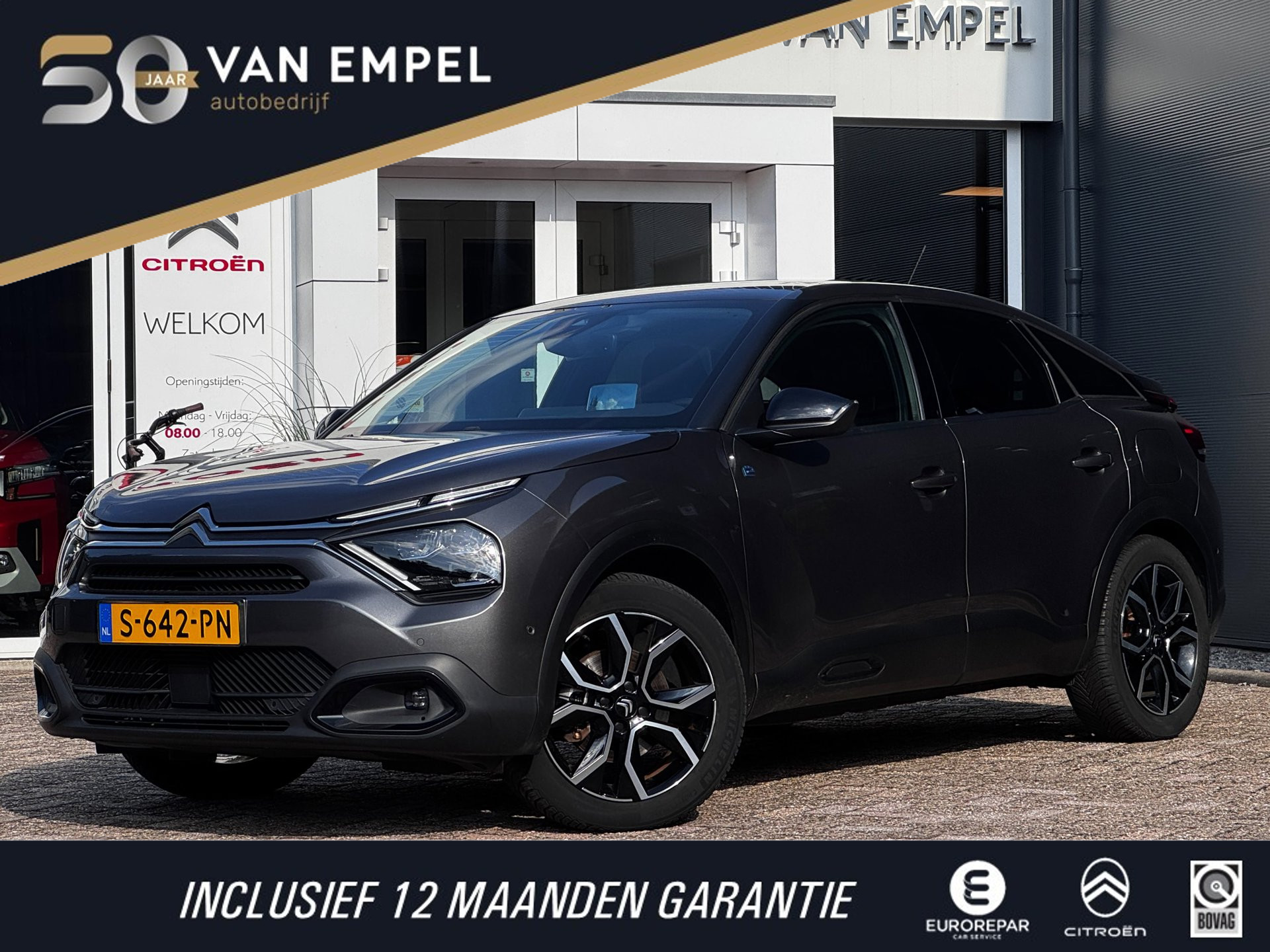Citroën ë-C4 Shine Pack Business 50 kWh NL-Auto | 97% SOH | Leder + Stoelverwarming | Camera |