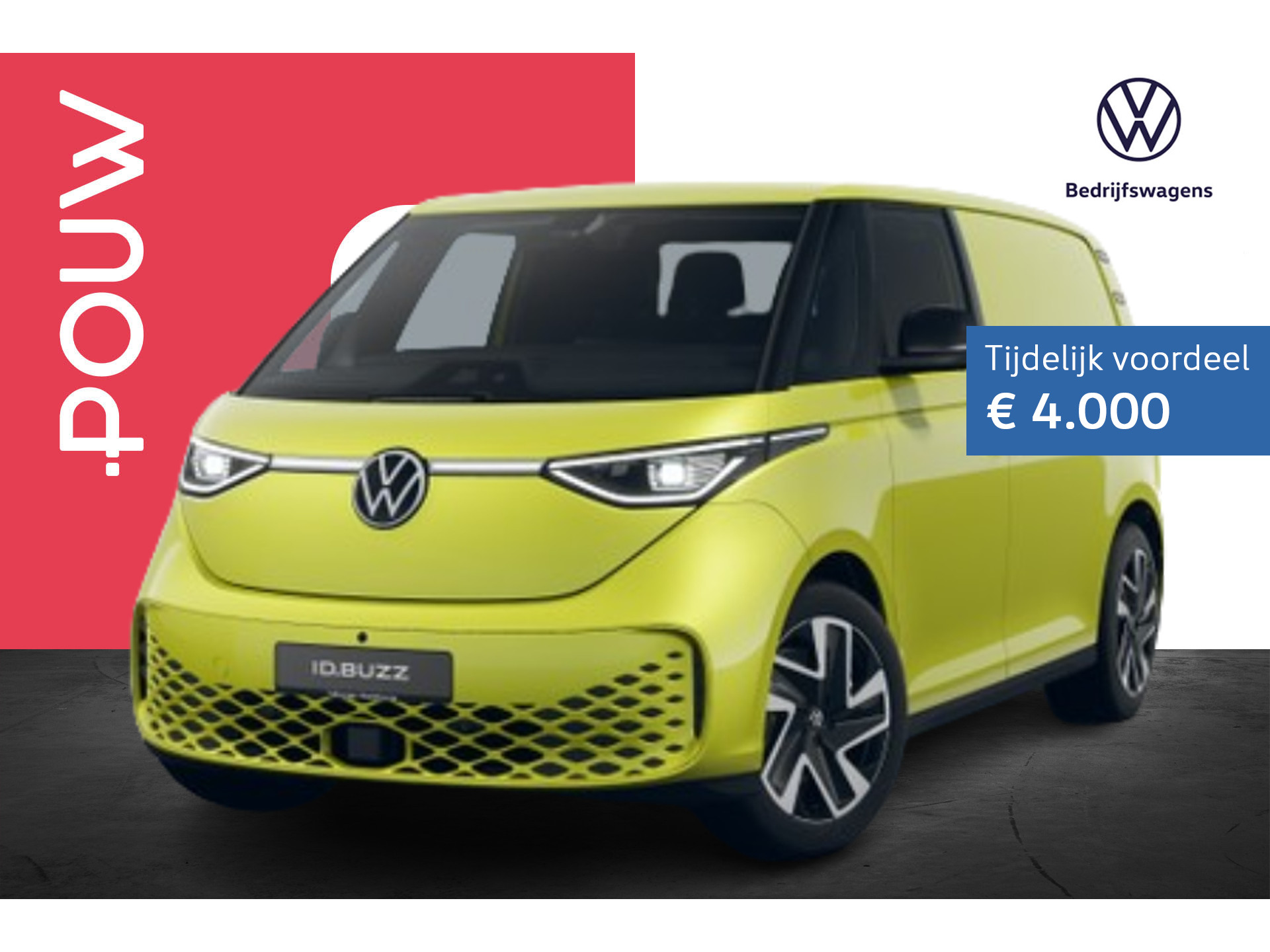 Volkswagen ID. Buzz Cargo 340pk Bulli Limited Edition 79 kWh 4MOTION