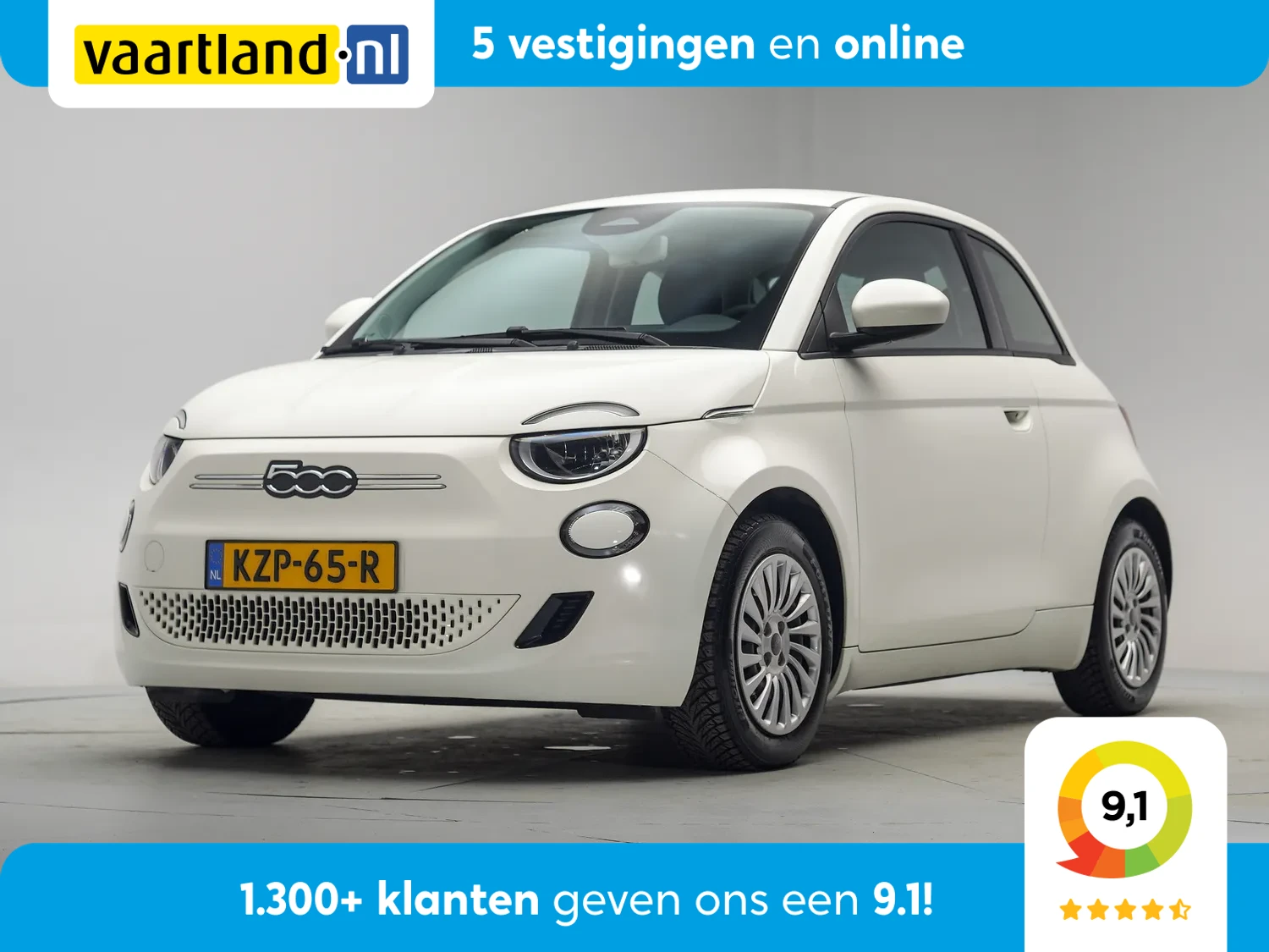 Fiat 500e Passion 42 kWh 3-Fase [ Navi Apple/Android Clima Cruise ]