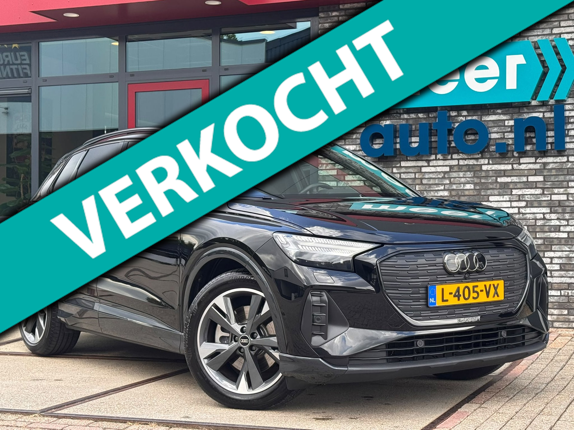 Audi Q4 e-tron 40 Launch Advanced 77 kWh l SOH 92,4 l TREKHAAK l WARMETPOMP l MATRIX l CARPLAY l ACC l S-LINE EXTERIEUR l ORG.NL l