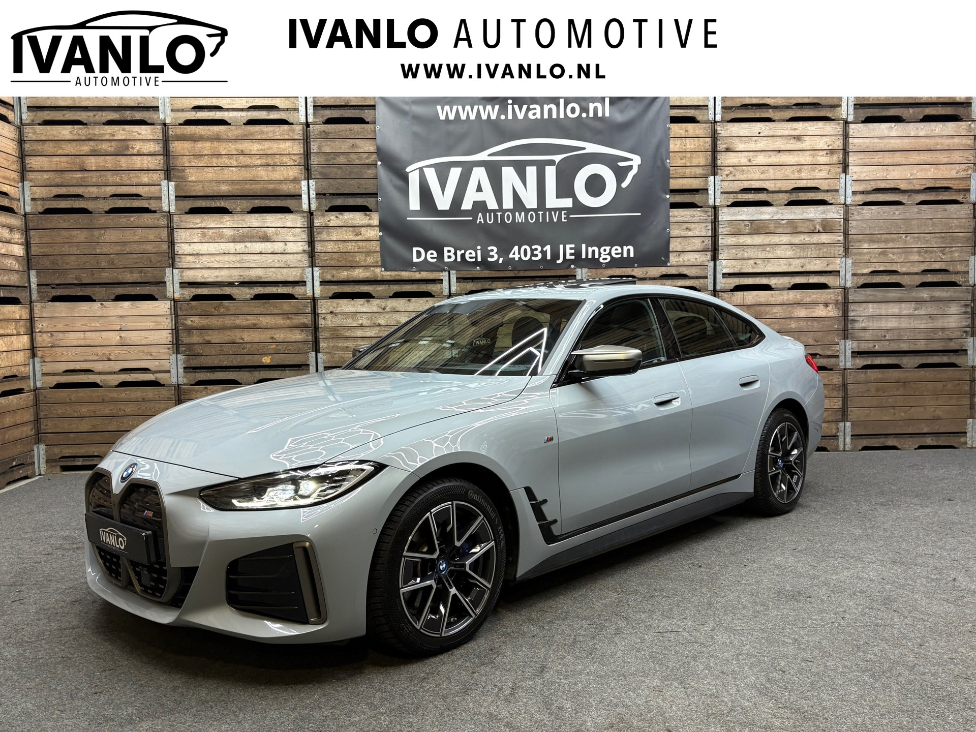 BMW i4 M50 High Executive 544 PK 84 kWh Schuif-kanteldak 360 navi Clima LM