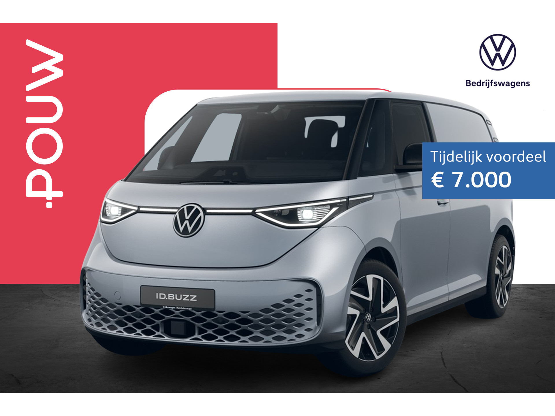Volkswagen ID. Buzz Cargo 286pk Bulli Limited Edition 79 kWh