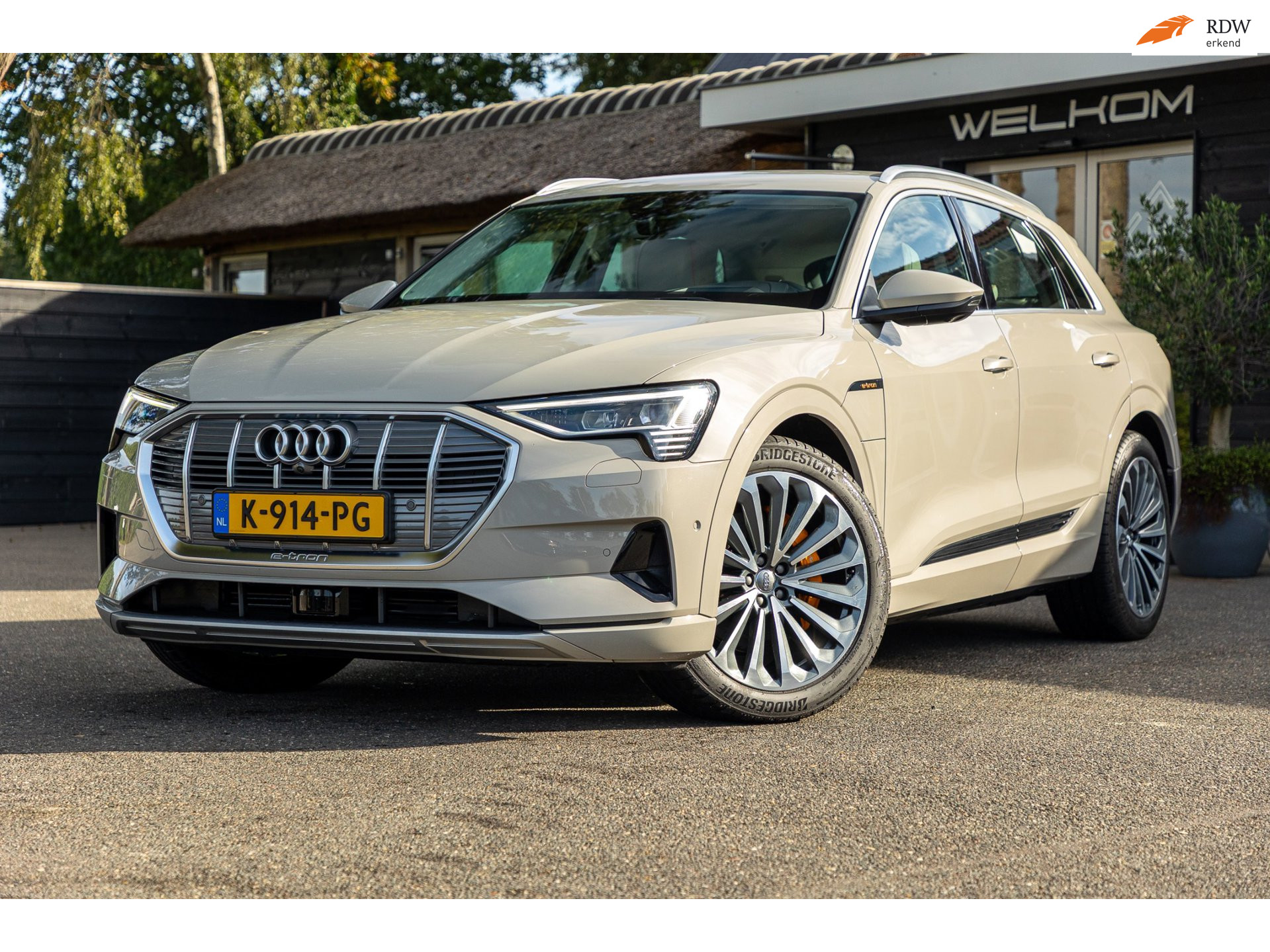 Audi e-tron E-tron 55 quattro advanced Pro Line Plus 95 kWh Soh 95% I Siambiege I Luchtvering I Stoelkoeling & verwarming I B&O