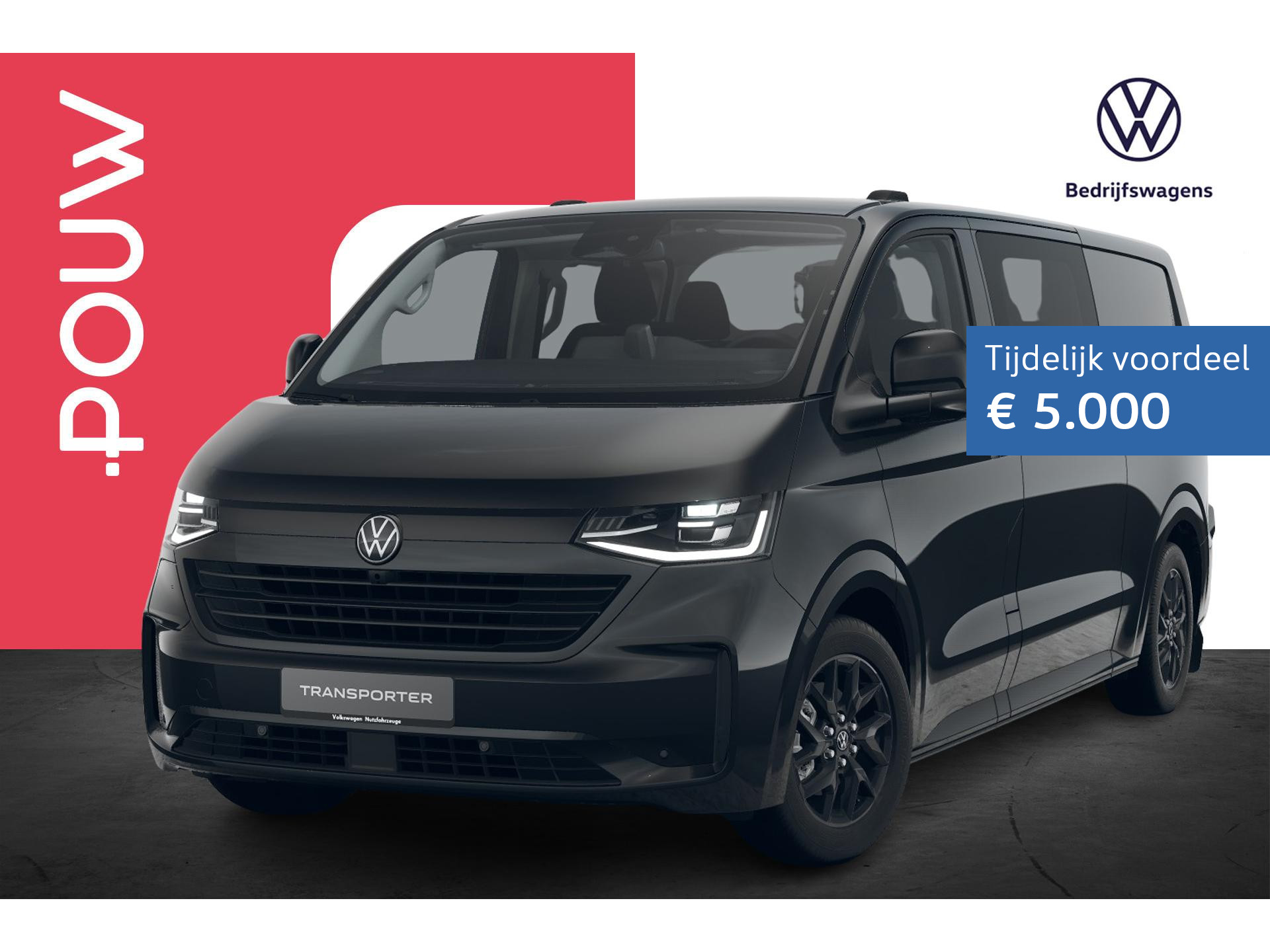 Volkswagen e-Transporter Dubbele Cabine 32 L2H1 218pk 71 kWh