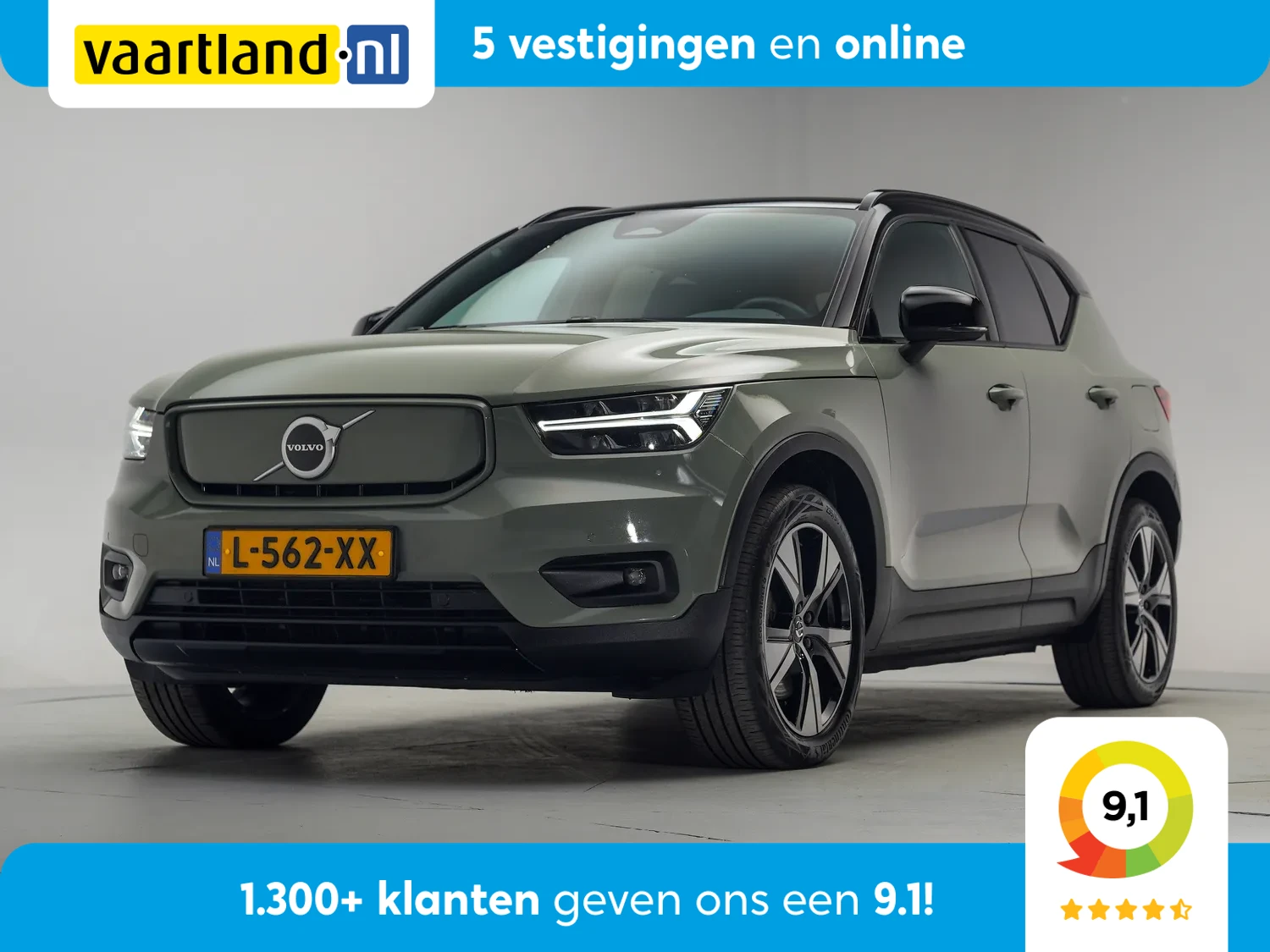 Volvo XC40 Recharge P8 AWD R DesIgn [ Trekhaak Harman/Kardon Stoel-en stuurverwarming ]