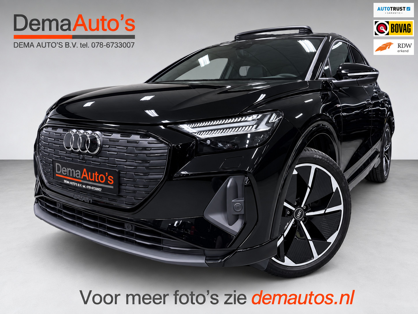 Audi Q4 Sportback e-tron 50 quattro 21" 3X S-LINE SOH-93.9% RS+M- STOELEN/PANO/H-UP/SONOS/CAM/DAB/CARPLAY///