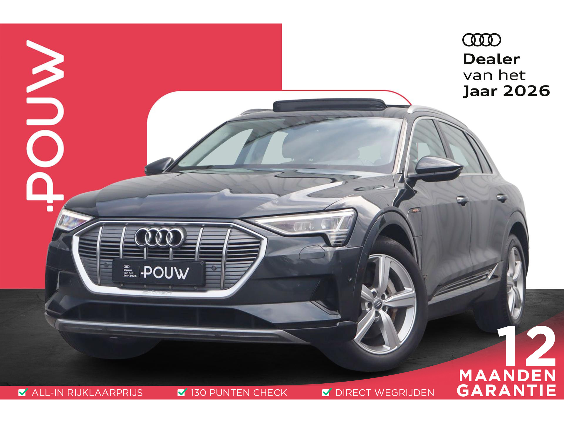 Audi e-tron 50 313pk quattro Launch edition plus 71 kWh