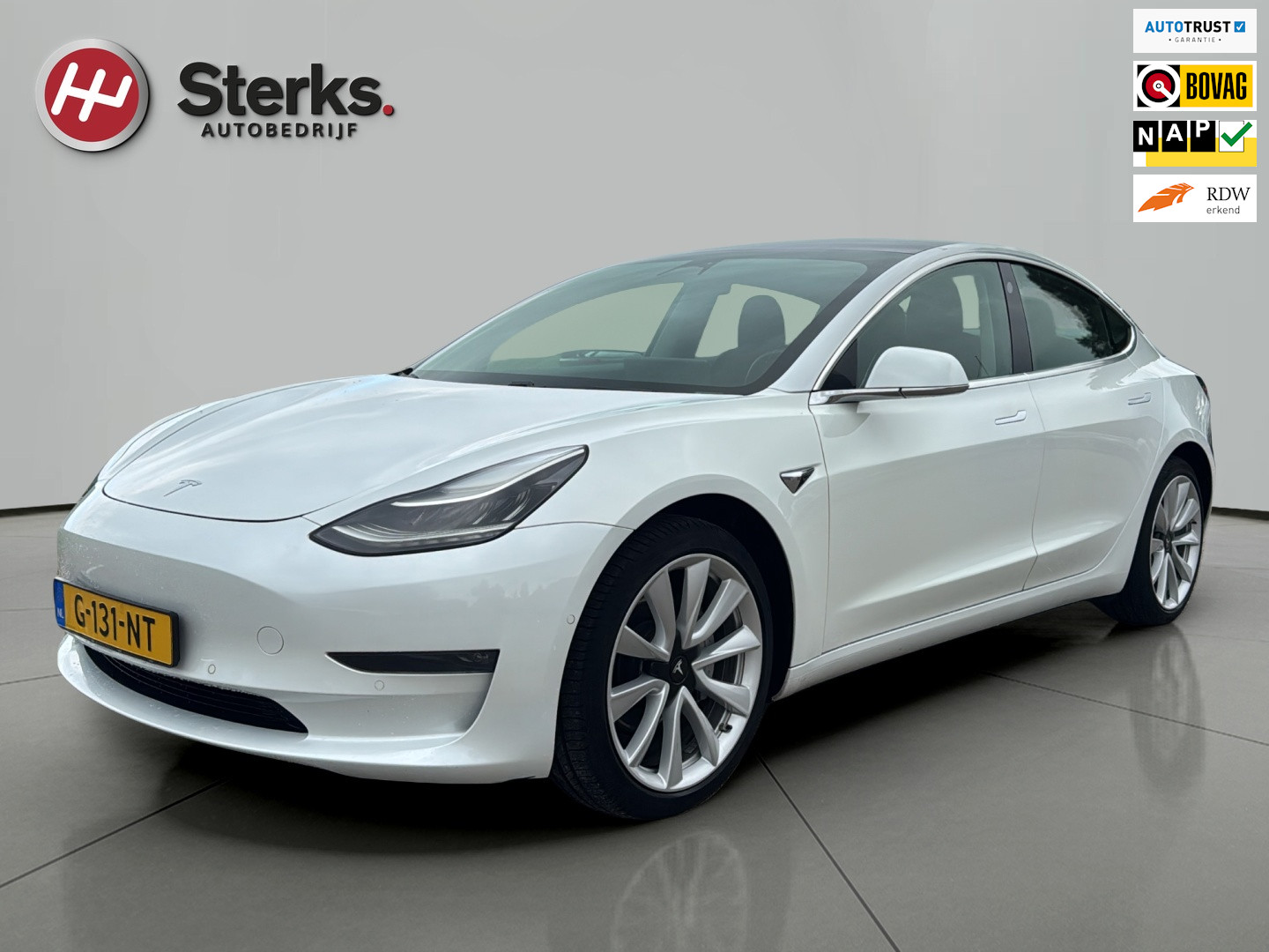 Tesla Model 3 Long Range AWD 75 kWh SOH 100 % NIEUW ACCU PAKKET FACTUUR AANWEZIG !!!!