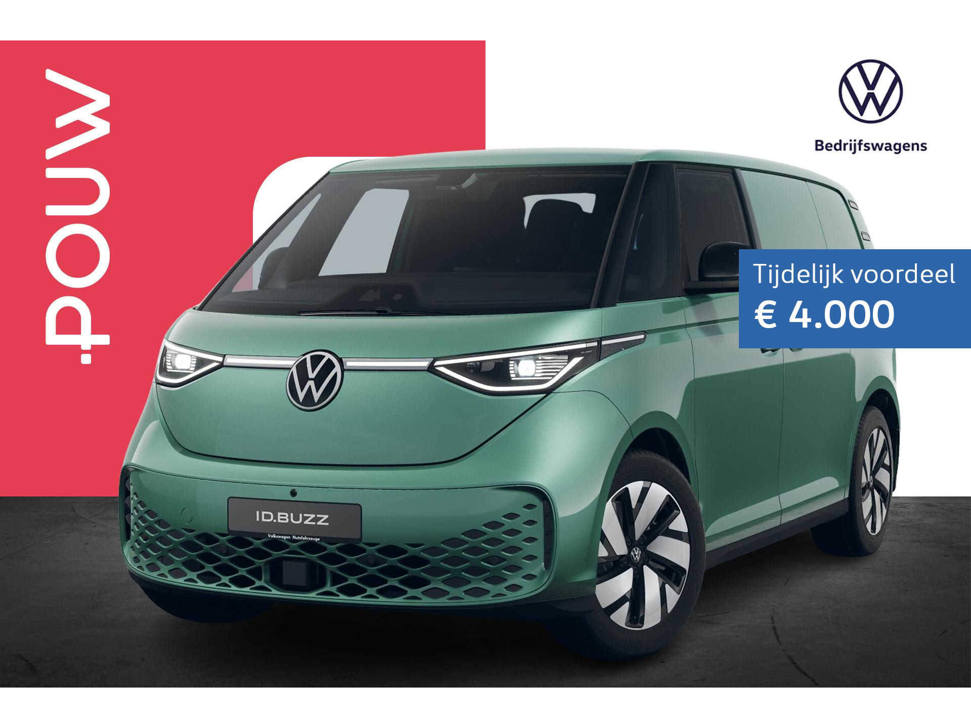 Volkswagen ID. Buzz Cargo 286pk Bulli Limited Edition 79 kWh