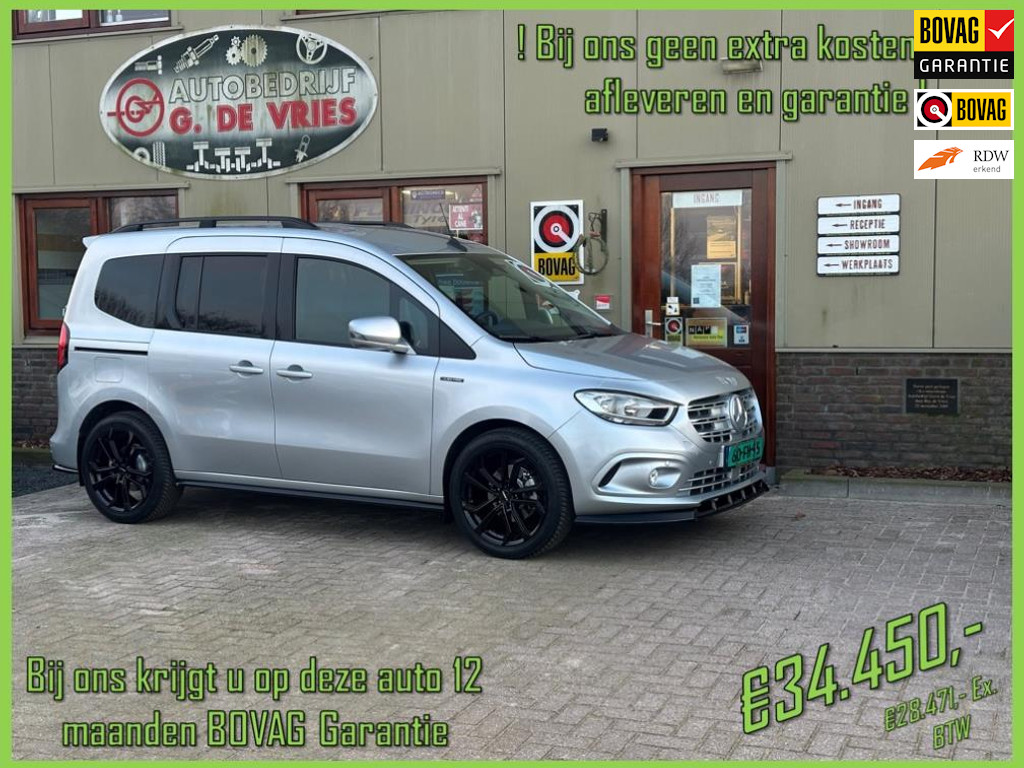 Mercedes-Benz eCitan Tourer " BLACK LINE + 19" EDITION" - Prijs inclusief 12 maanden BOVAG-garantie en afleveren –