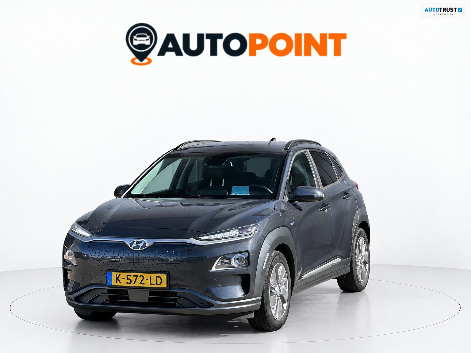 Hyundai Kona EV Limited 64 kWh FASE 3|SOH 100% HEADSUP|STOELVRM+VERKOELING|PANO|BLINDSPOT|LANEASSIST|ADAPT.CRUISE|ELEK.STO
