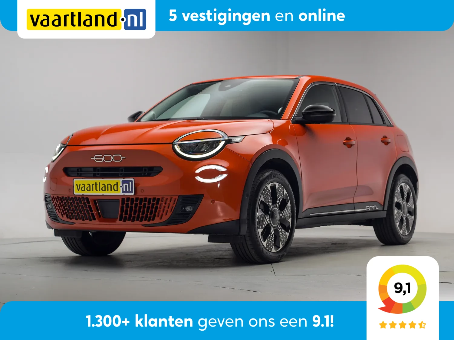 Fiat 600e La Prima 54 kWh [ Camera Apple Carplay Dodehoekdetectie ]