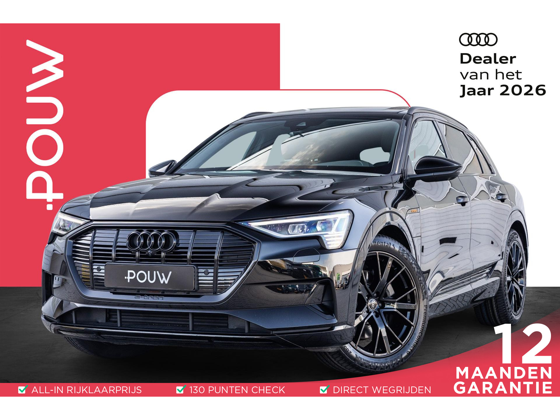 Audi e-tron 55 408pk quattro S edition 95 kWh