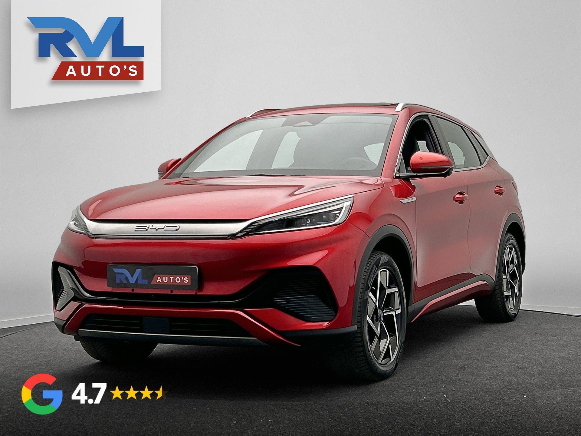 BYD ATTO 3 Design 60 kWh |*55 STUKS* | 204 PK | Pano/dak | Adapt/Cruise/Control | Leder/Beige/Blauw | 360/Camera, Navigatie, BTW!!