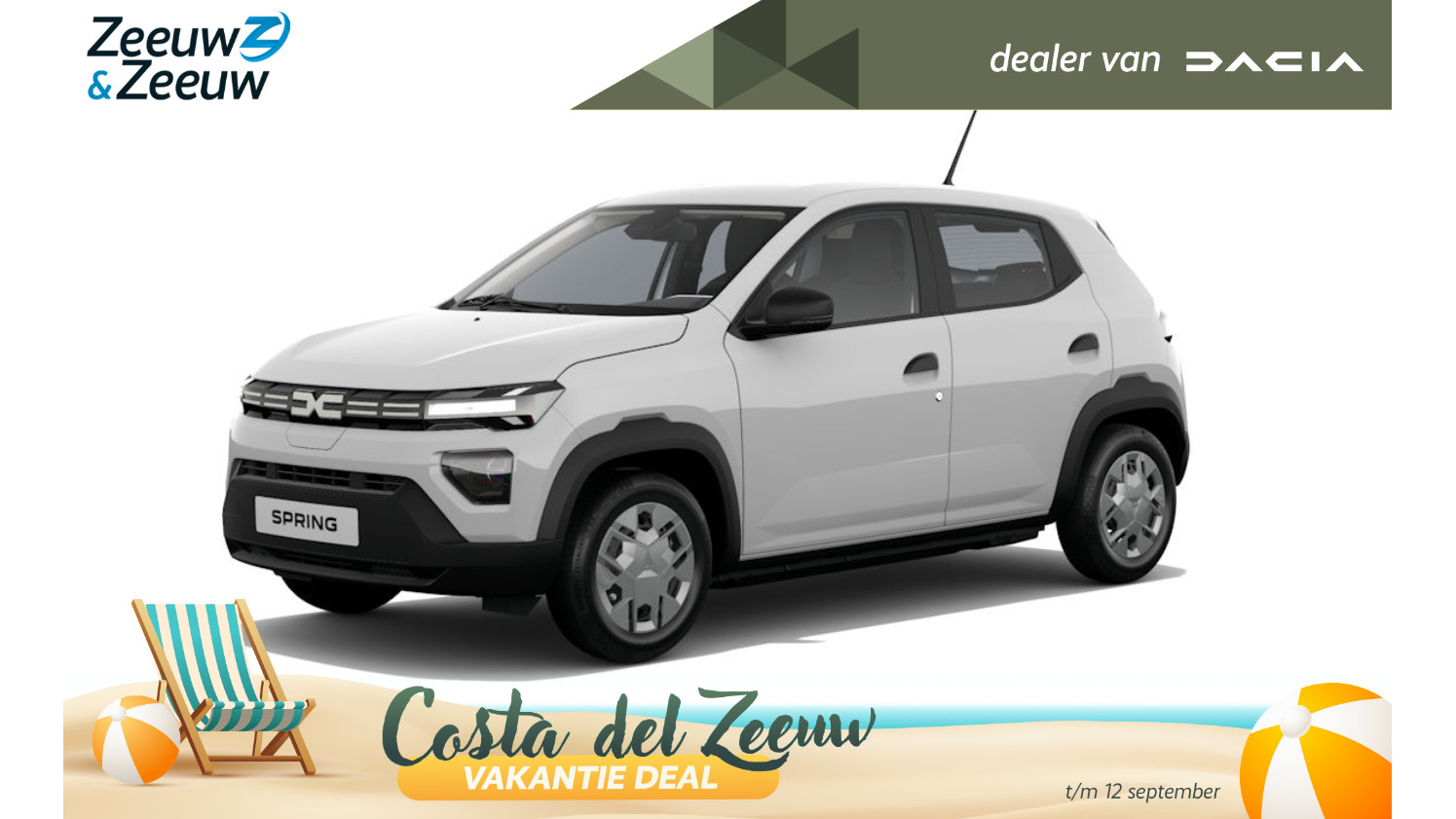 Dacia Spring (Zeeuw & Zeeuw Private Lease Actie v.a. € 291,-) Essential 70