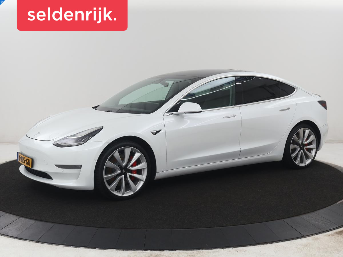 Tesla Model 3 Long Range AWD 75 kWh | SOH 87,4% | Panoramadak | Leder |