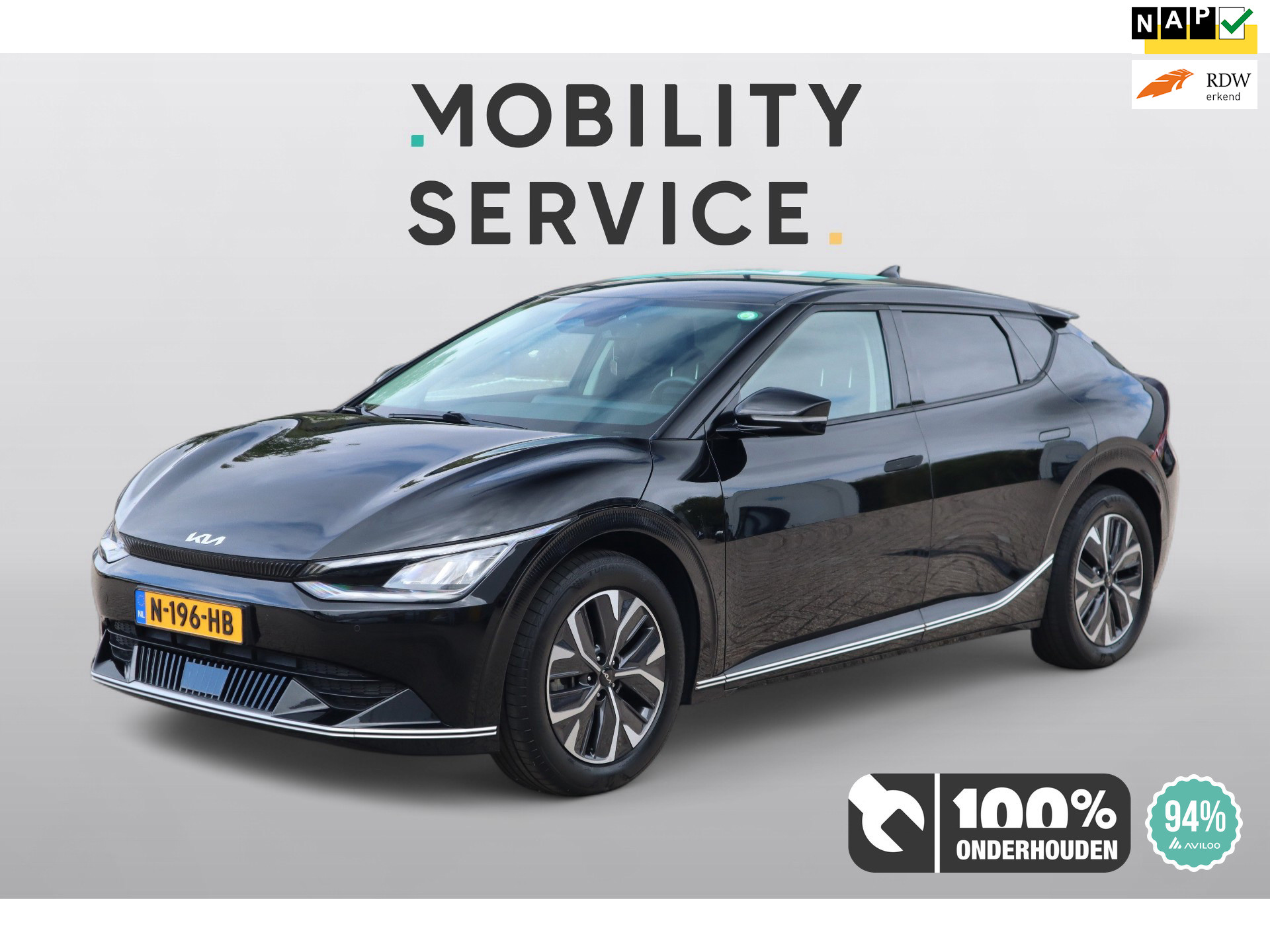 Kia EV6 Plus 77.4 kWh SOH94% Trekhaak Leder ACC Clima