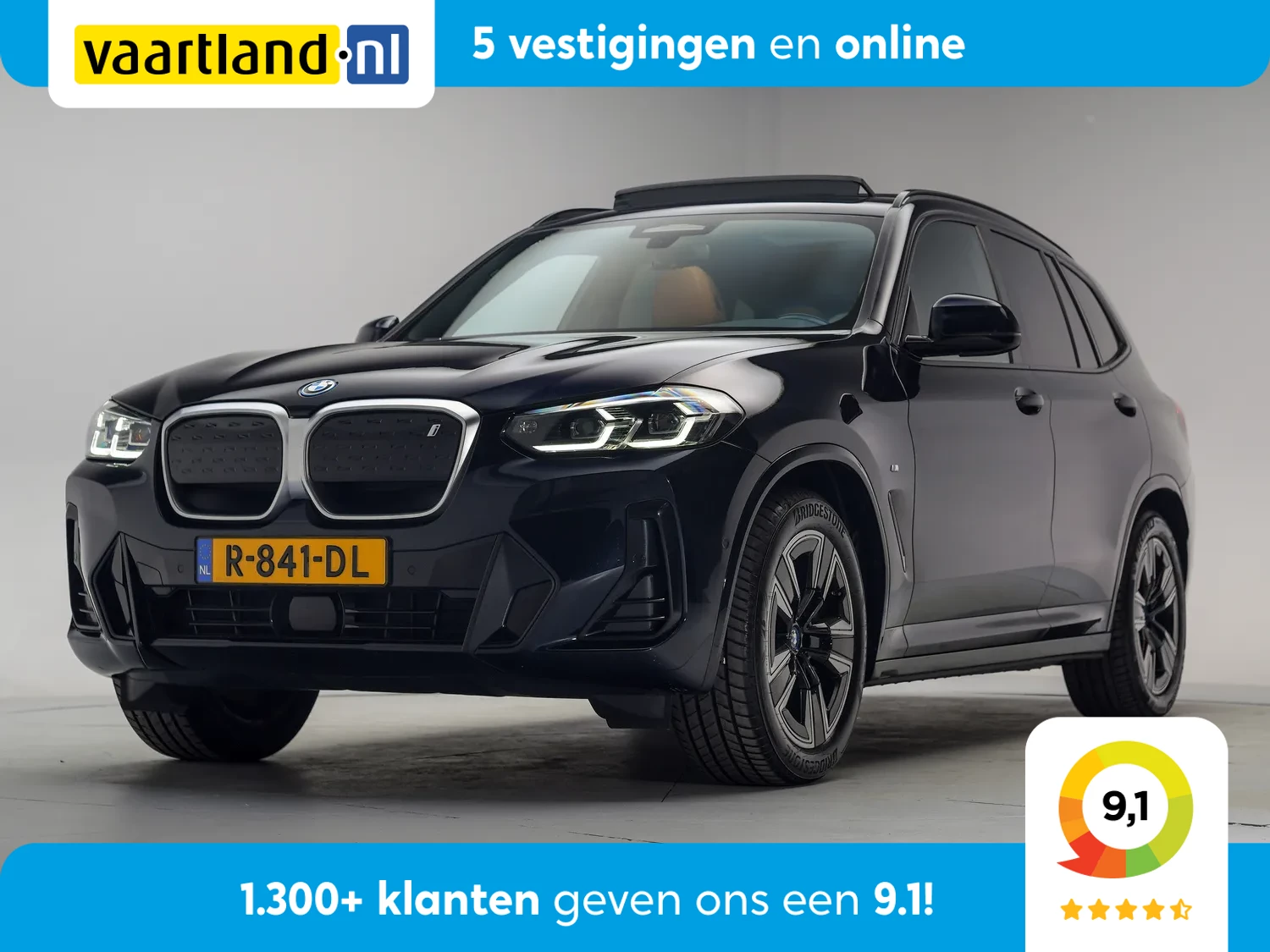BMW iX3 M-Sport 80 kWh [ Panoramadak Adapt.cruise Stoelverwarming ]