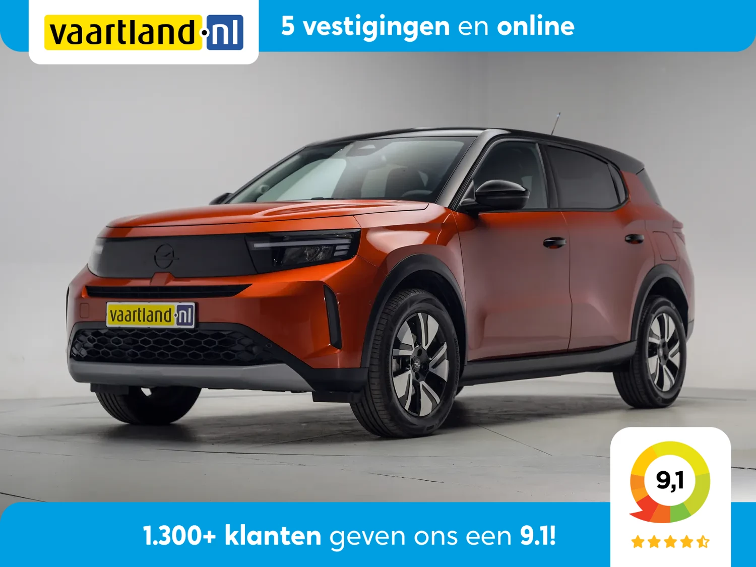 Opel Frontera Electric GS 44 kWh [ LED Navi Stoel-en stuurverwarming Apple / Android Climate Camera ]
