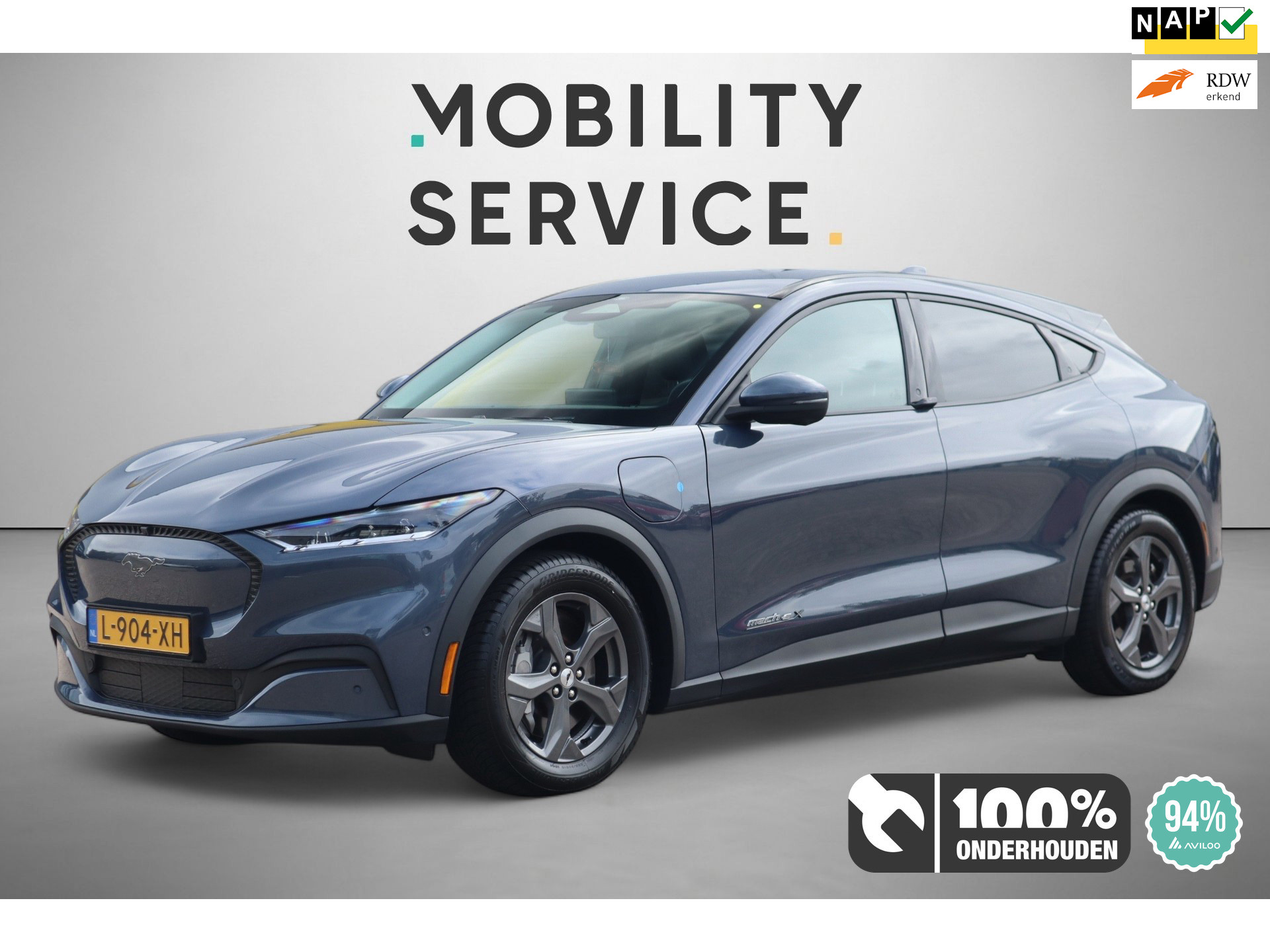 Ford Mustang Mach-E Extended RWD 98 kWh SOH 94% Leder Aut
