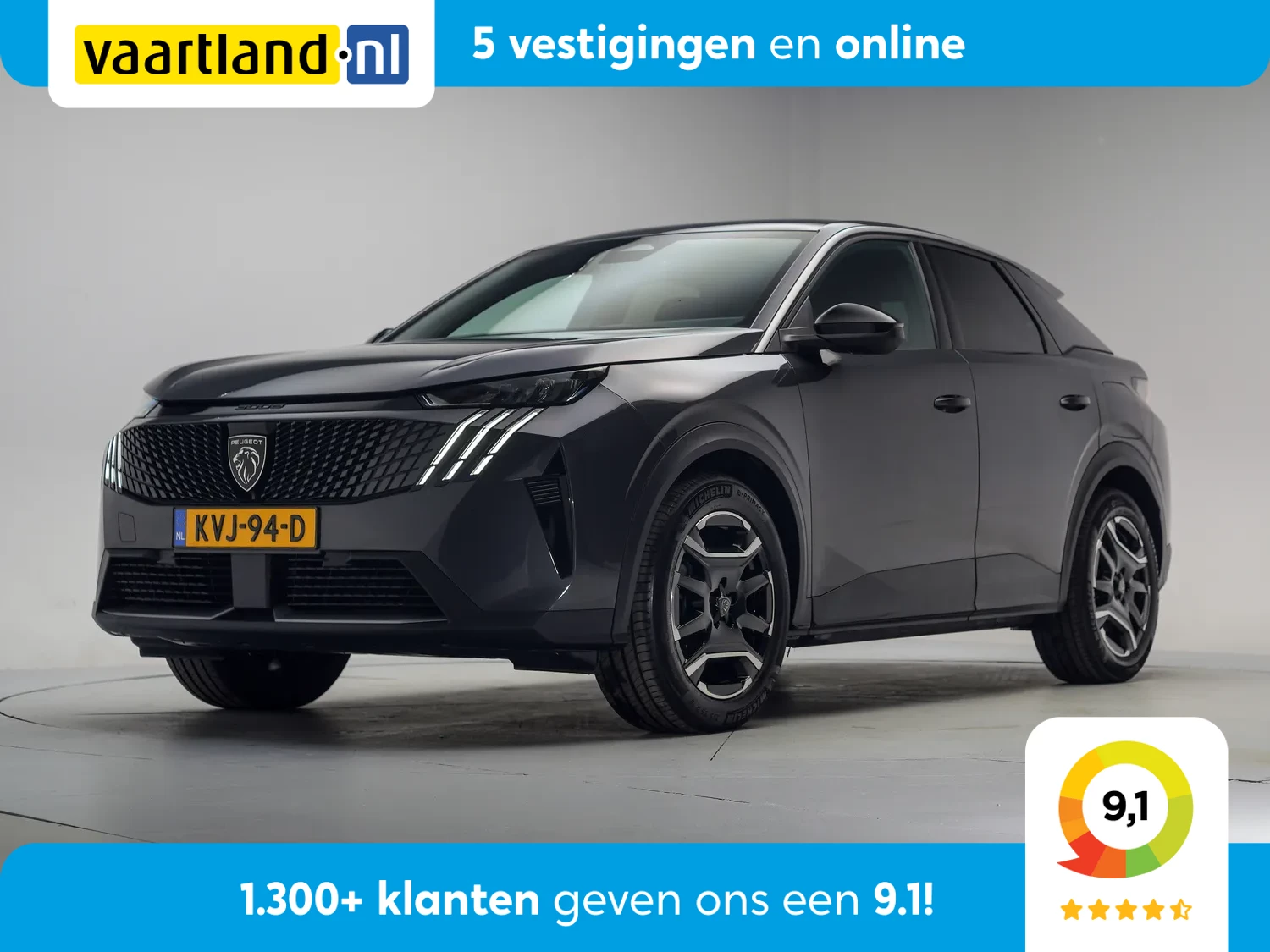 Peugeot e-3008 Allure 73 kWh SOH 96,5% [ Navi Apple/Android Cruise Clima Camera ]