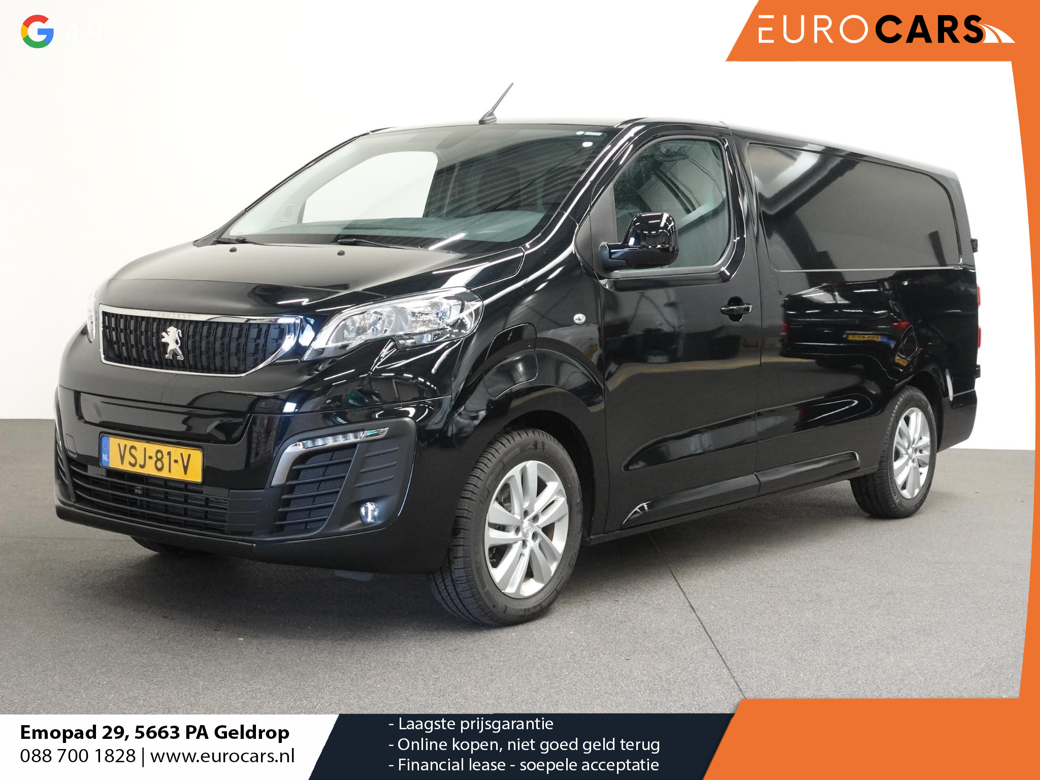 Peugeot e-Expert Long Premium 75 kWh 3-zits Automaat