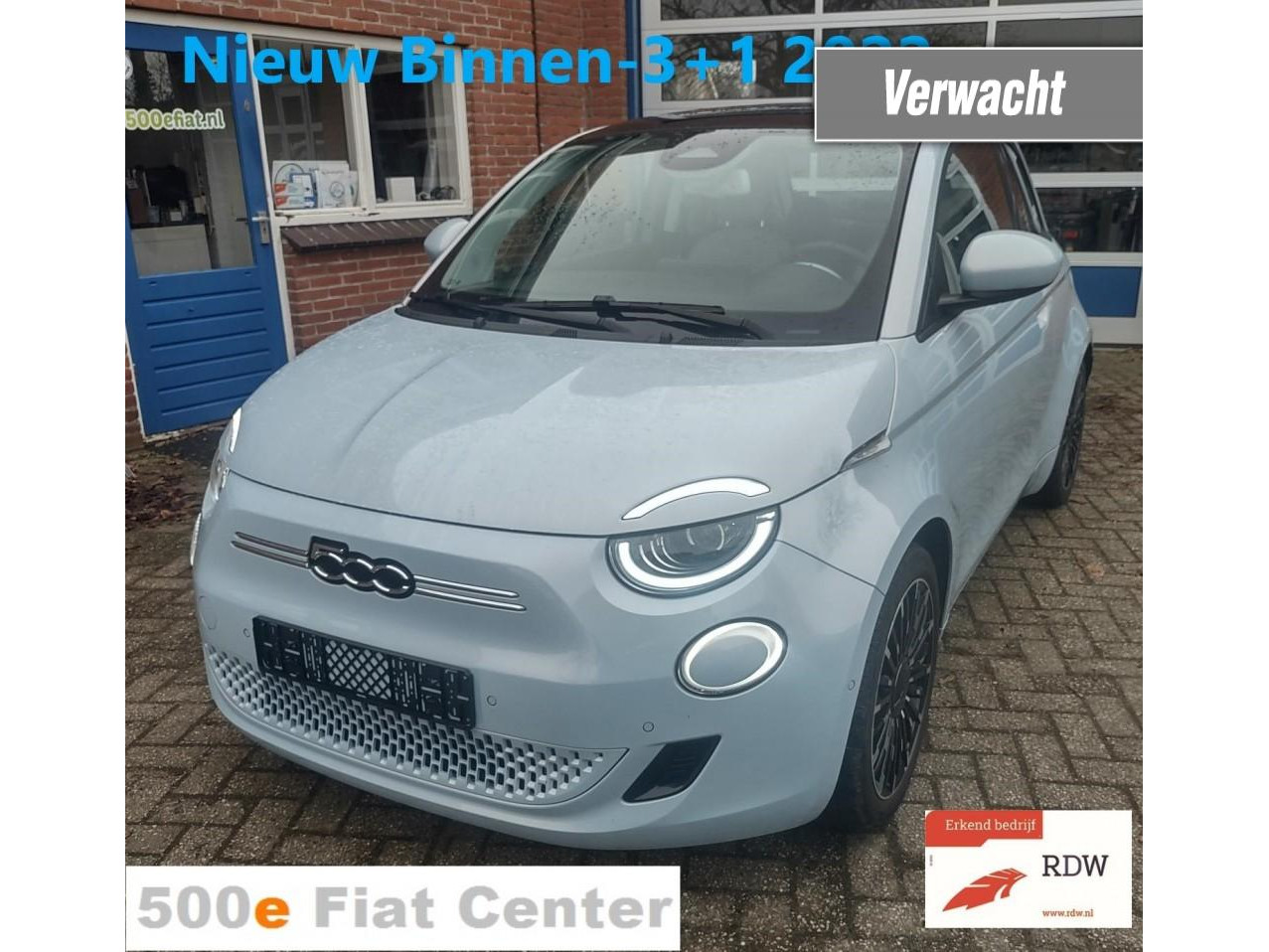 Fiat 500e 500 E-3+1-Panoramadak -42KW -Snelladen -Magic Eye- meer...