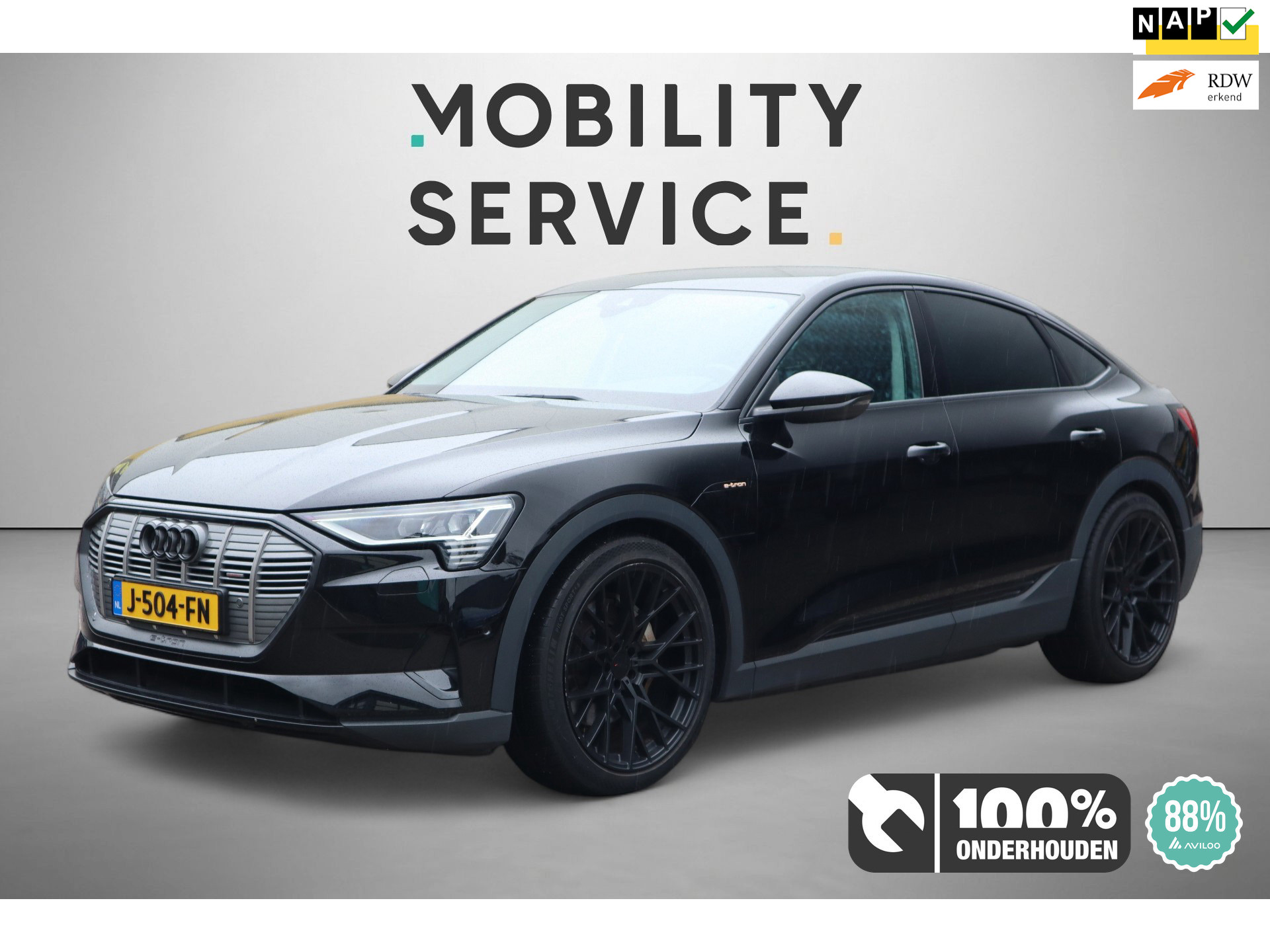 Audi e-tron Sportback 50 quattro edition 71 kWh SOH89% LED Leder CarPlay Leder Sportstoelen