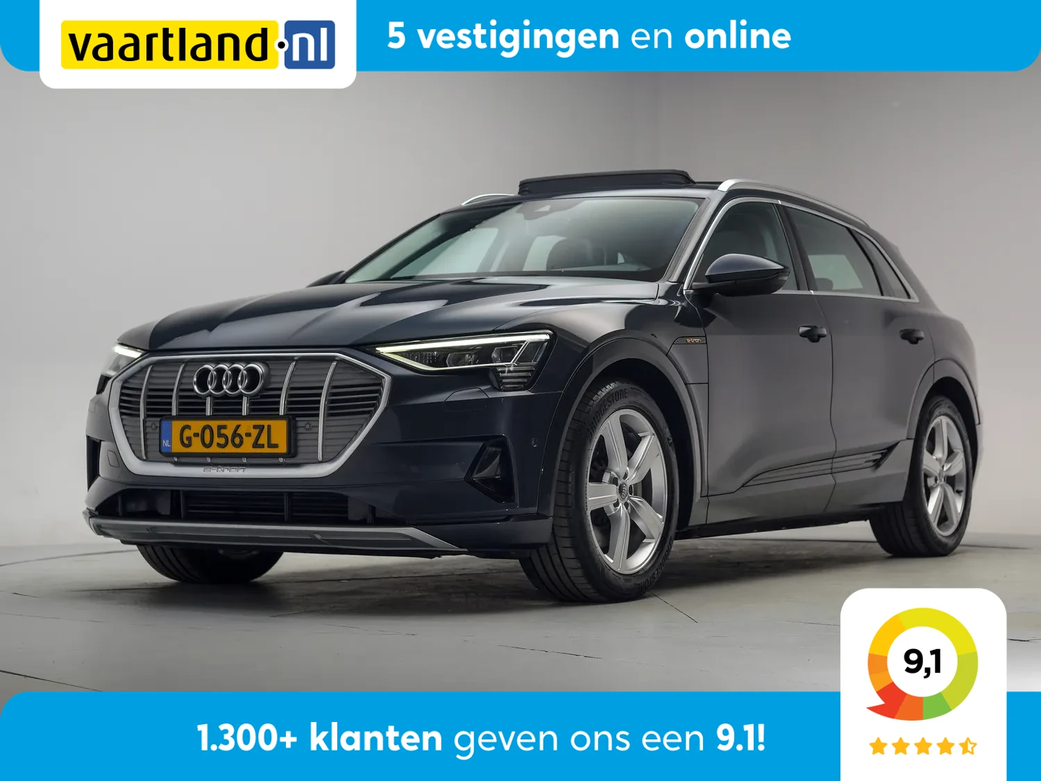 Audi e-tron 50 quattro Launch edition plus 71 kWh [ Panoramadak Memory seats Adapt cruise ]