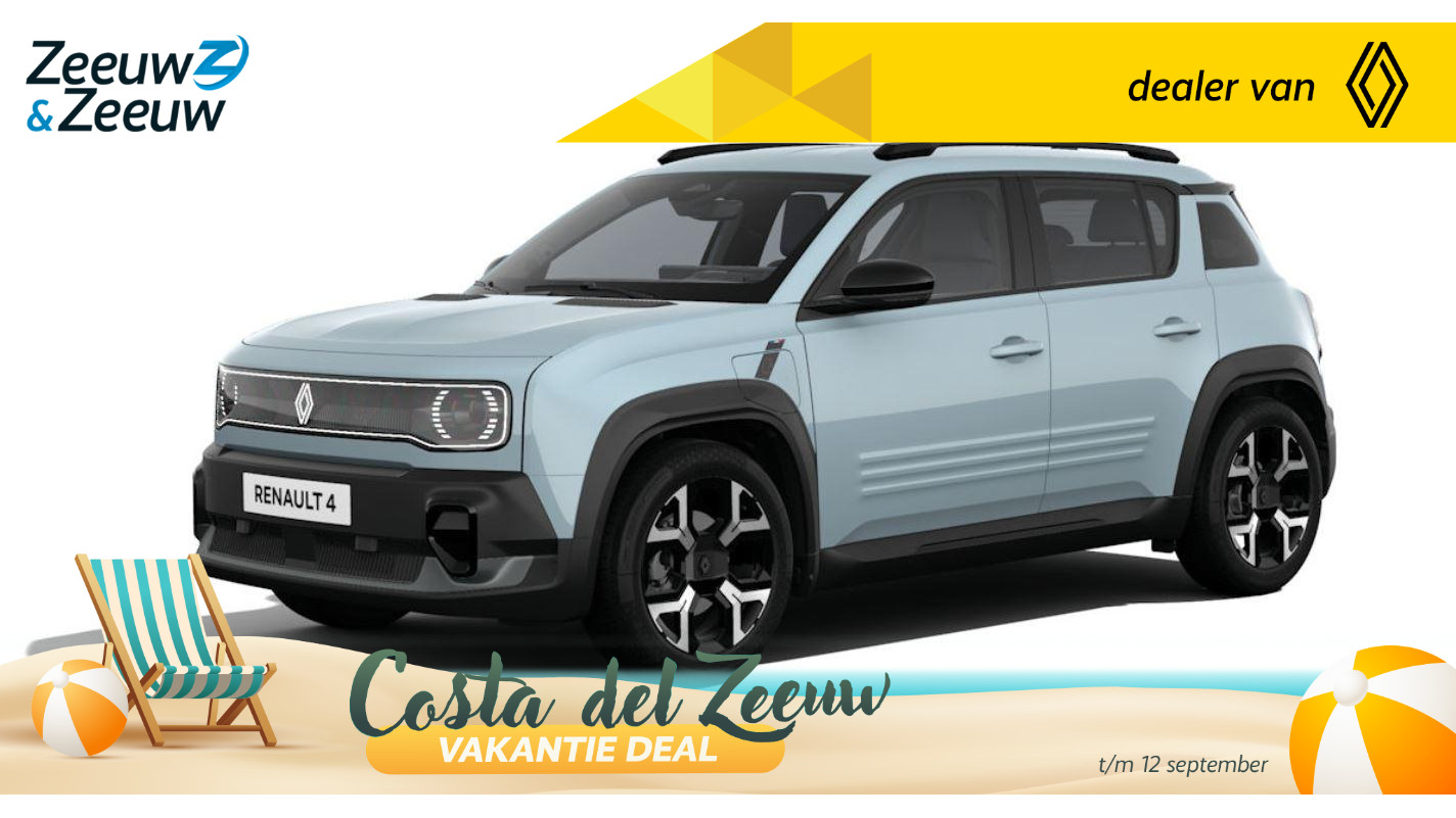 Renault 4 (Zeeuw & Zeeuw Private Lease Actie v.a. € 542,-) Techno comfort range