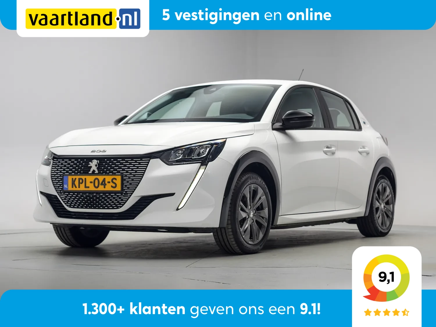 Peugeot e-208 EV Active Pack 50kWh [ LED Cruise control Navi Apple/Android ]