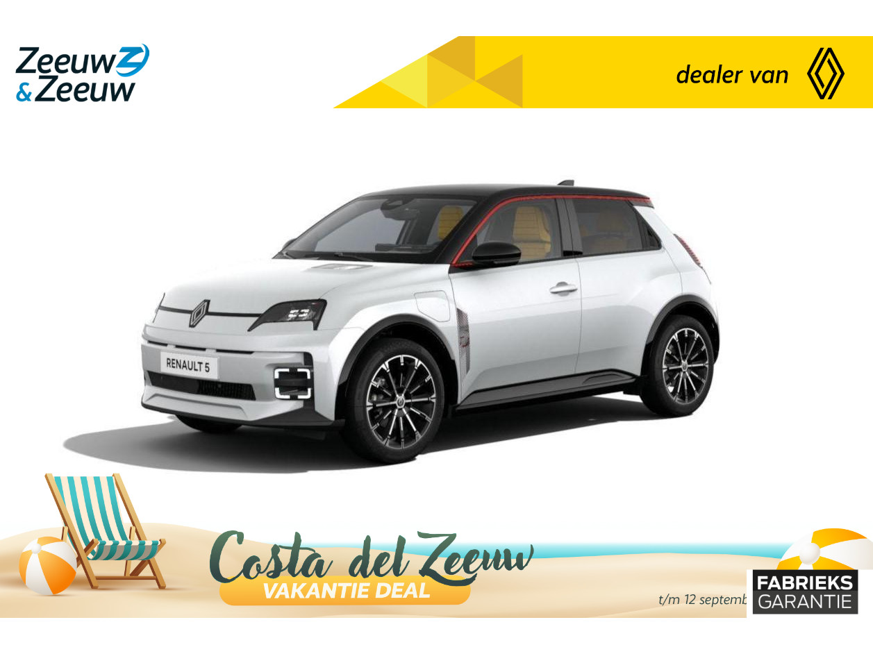 Renault 5 (Z&Z Renault Private Lease actie vanaf €486,-) urban range iconic cinq 40 kWh