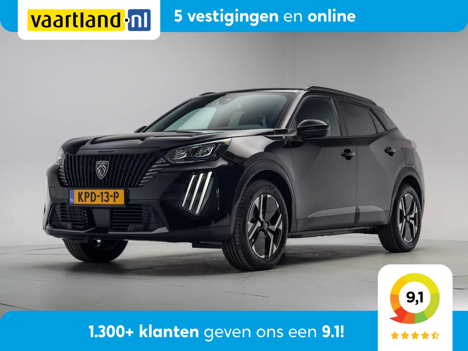 Peugeot e-2008 EV Allure 54 3-Fase NW-Model [ Navigatie Camera Half-Leder ]