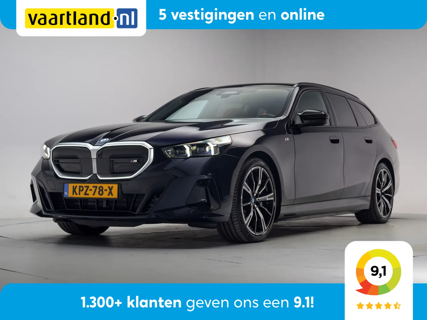 BMW i5 Touring M60 xDrive [ Panorama Bowers&Wilkins Leder Stoelventilatie Stoelverwarming v+a HUD ]