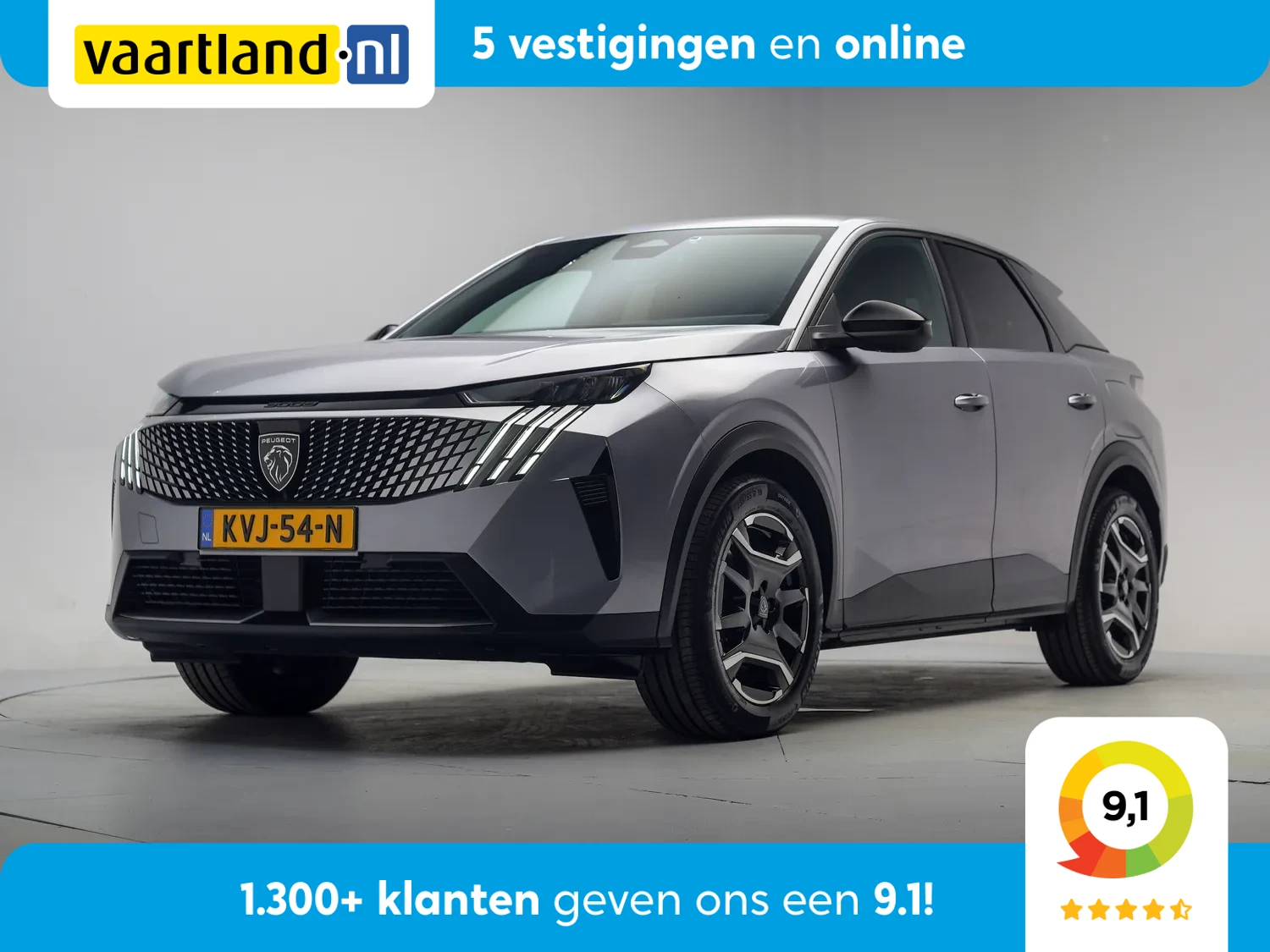 Peugeot e-3008 Allure 73 kWh 3-Fase [ SOH 97% ] [ Navi Keyless Full Led Carplay ]