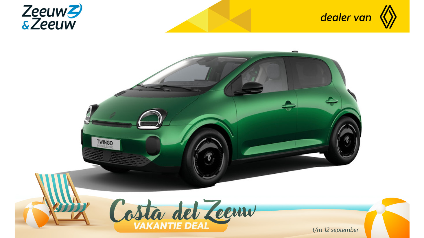 Renault Twingo (Private Lease Actie v.a. € 359,-) urban range techno