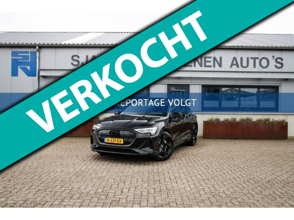 Audi e-tron 50 Quattro Launch S edition Black S Line 71 kWh 313pk! 1e Eig|NL|DLR|Panoramadak|Virtual Cockpit|Luchtvering|Black|22