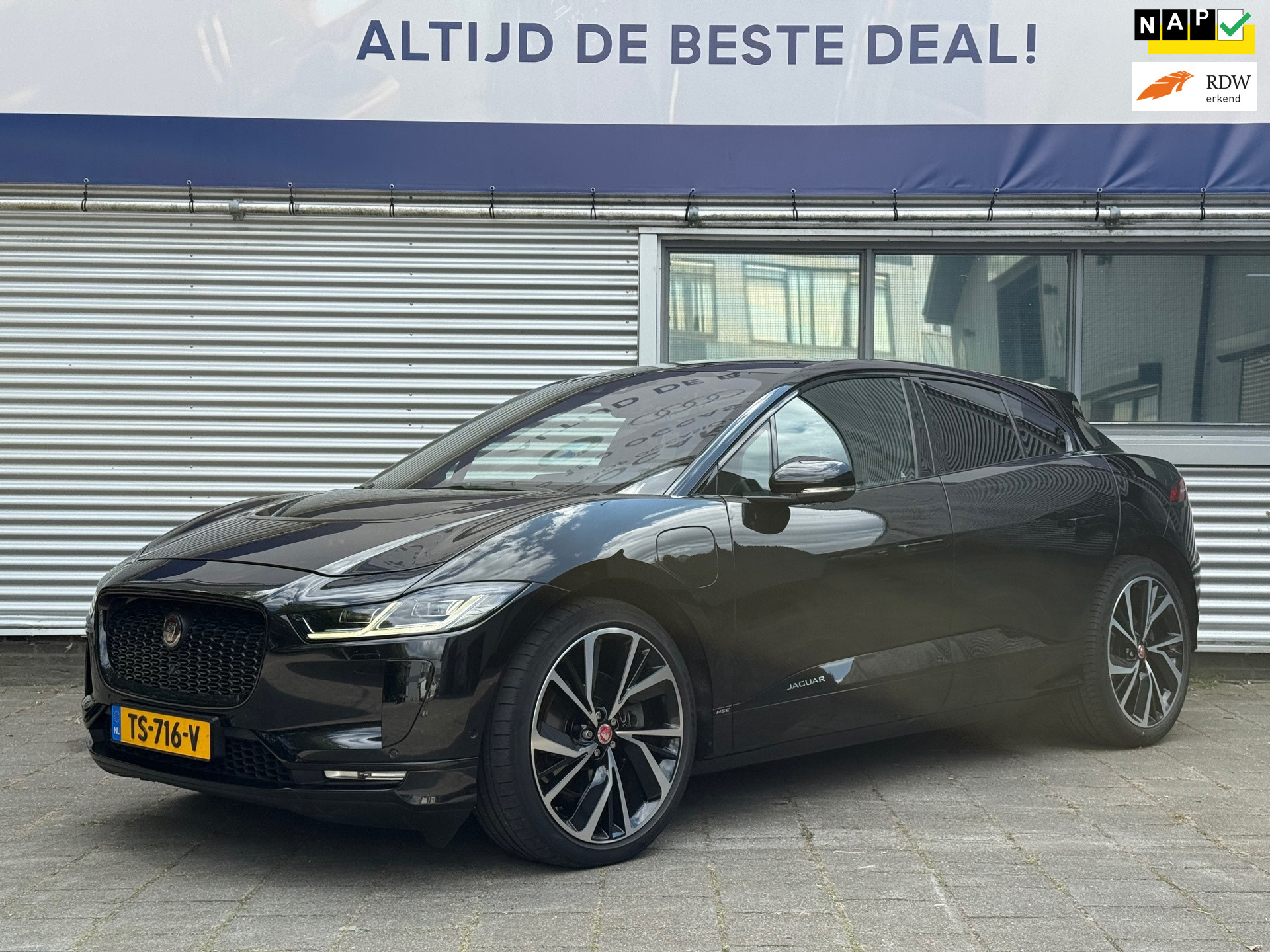 Jaguar I-PACE EV400 First Edition HSE 90 kWh l 84% SOH l Performance Stoelen l 22" velgen l Pano l Alcantara Stuur l Meridian