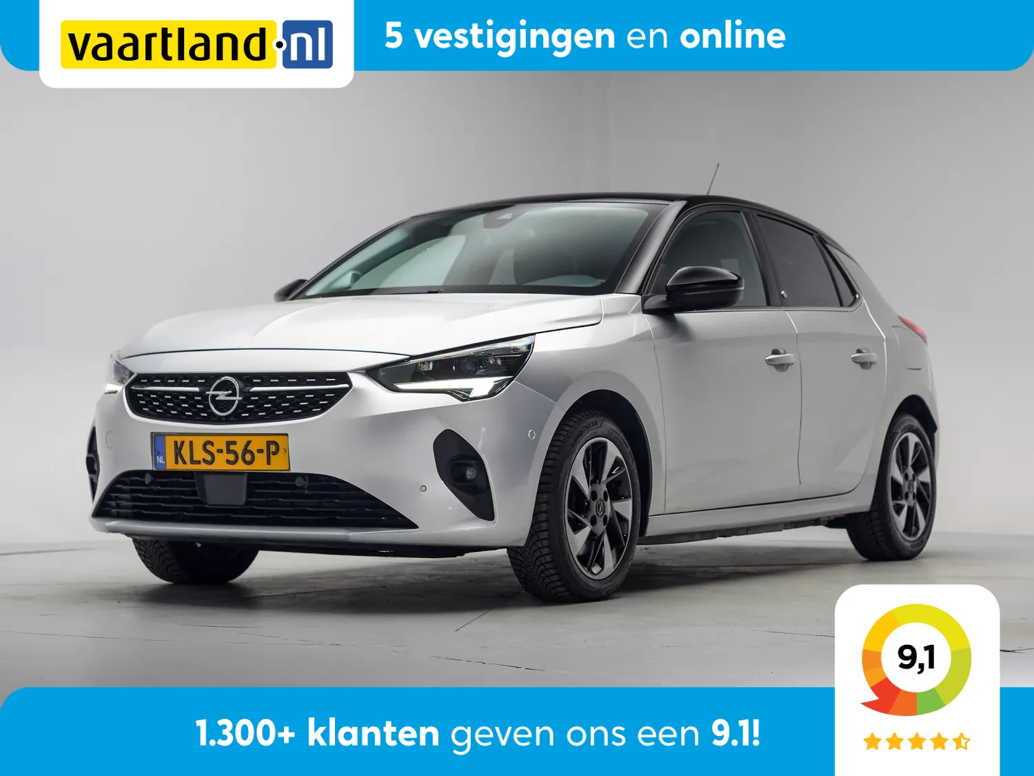 Opel Corsa-e Elegance 50kWh 3-Fase [Apple/Android Navi Camera Adapt.cruise Stoelvw ]