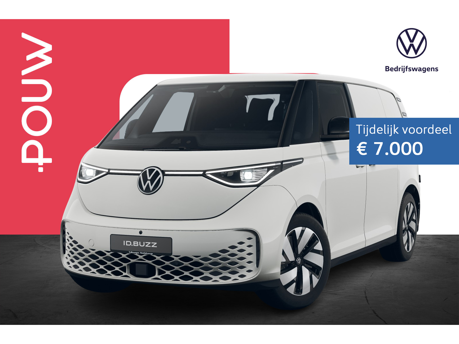 Volkswagen ID. Buzz Cargo 286pk Bulli Limited Edition 79 kWh
